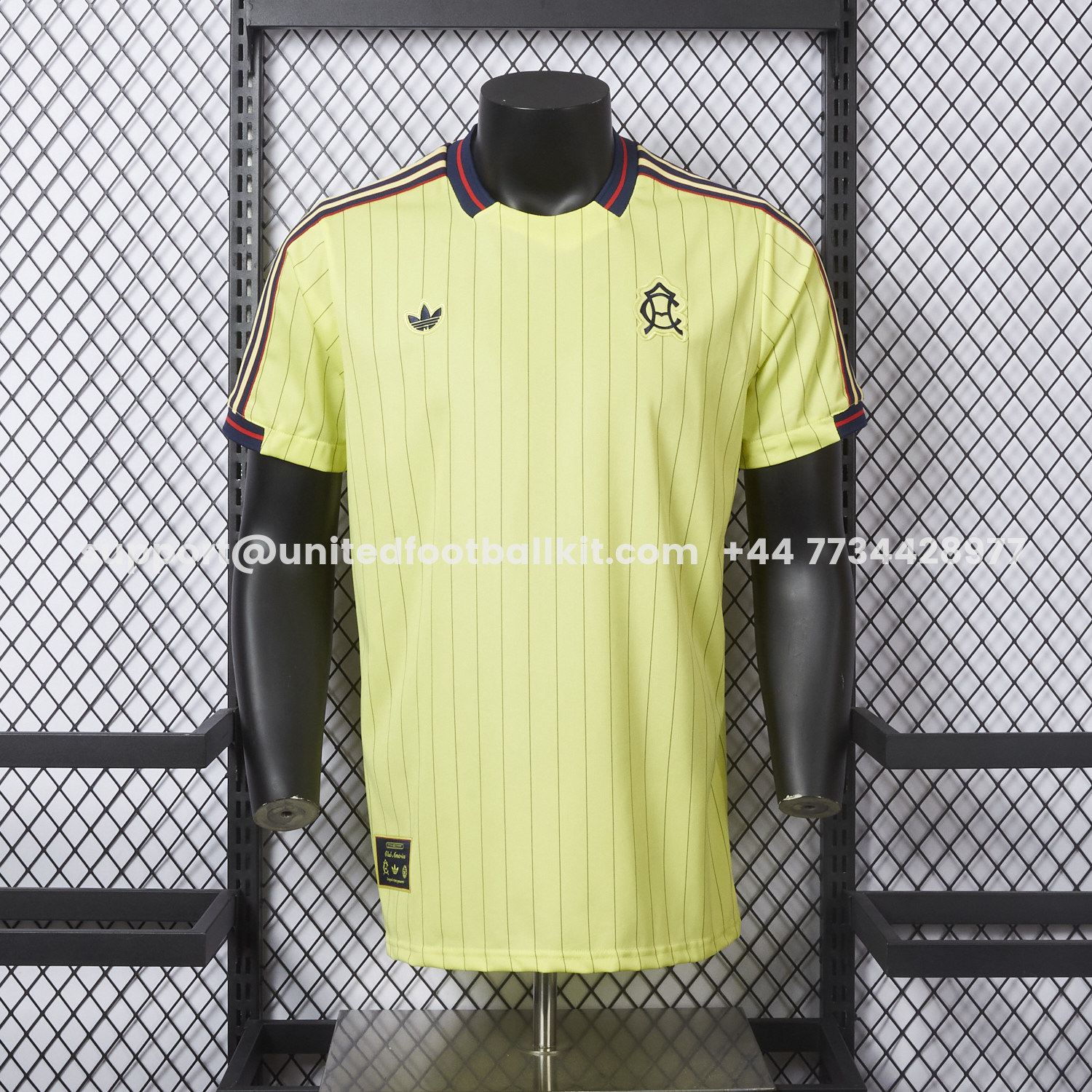 Unitedfootballkit.com | Club América 25-26 Icon Travel Special Edition Yellow Jersey - Player Version -Customize Name, Number and Patch | Worldwide Shipping