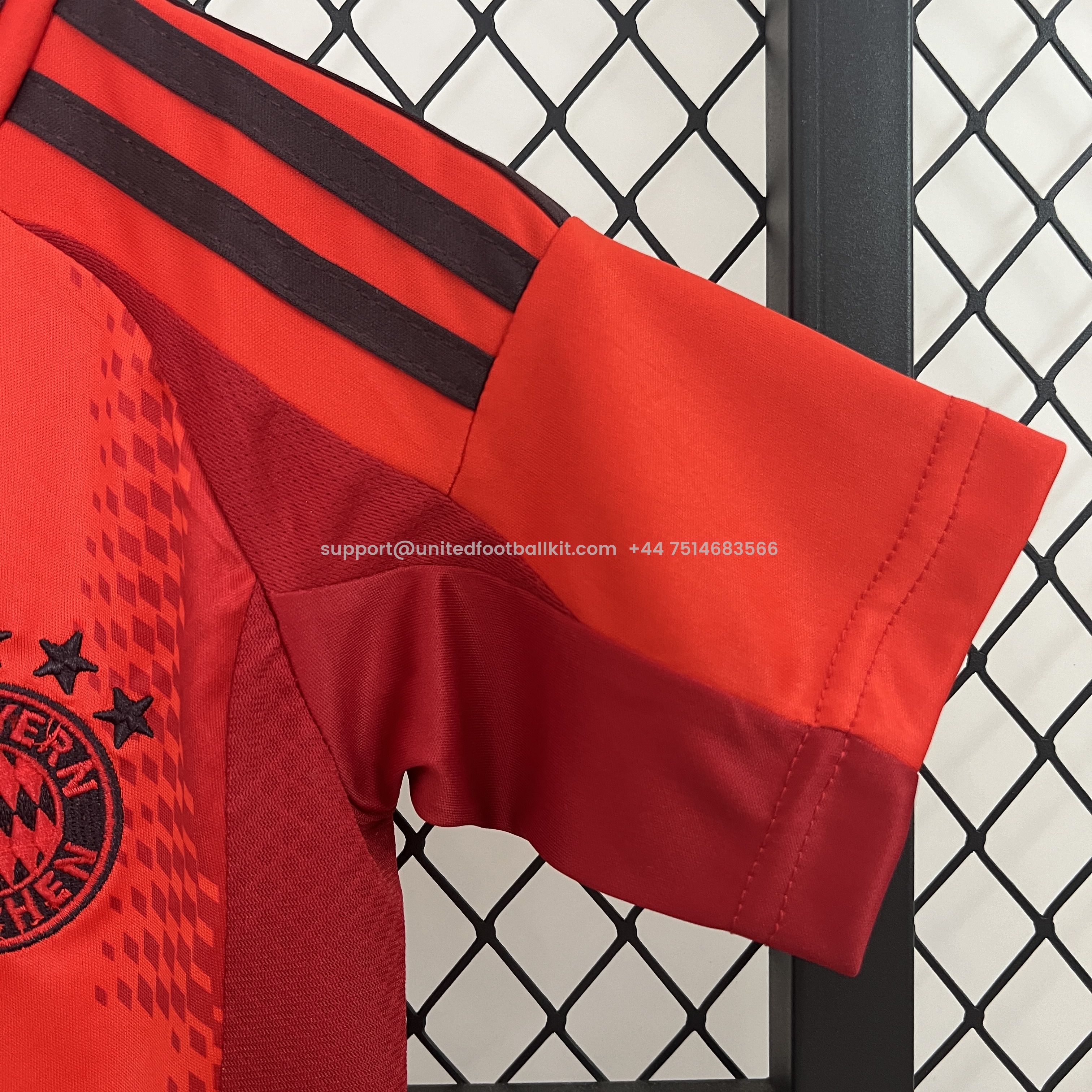 Unitedfootballkit.com | Bayern Munich 24-25 Home Kids Kit - Fans Version -Customize Name, Number and Patch | Worldwide Shipping