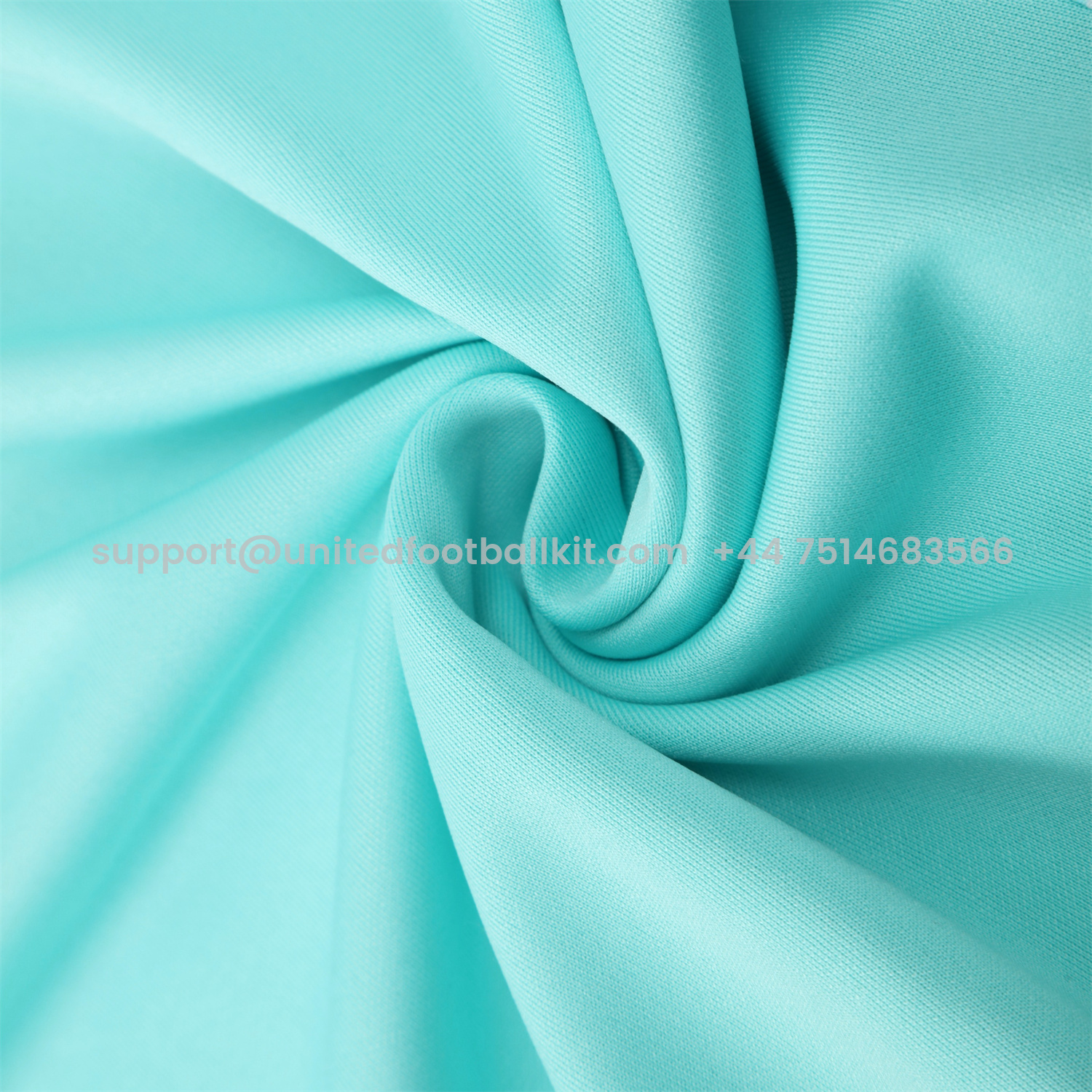 Unitedfootballkit.com | Flamengo 25-26 Long Sleeve Training Set - Light Blue Top & Deep Blue Pants -Customize Name, Number and Patch | Worldwide Shipping