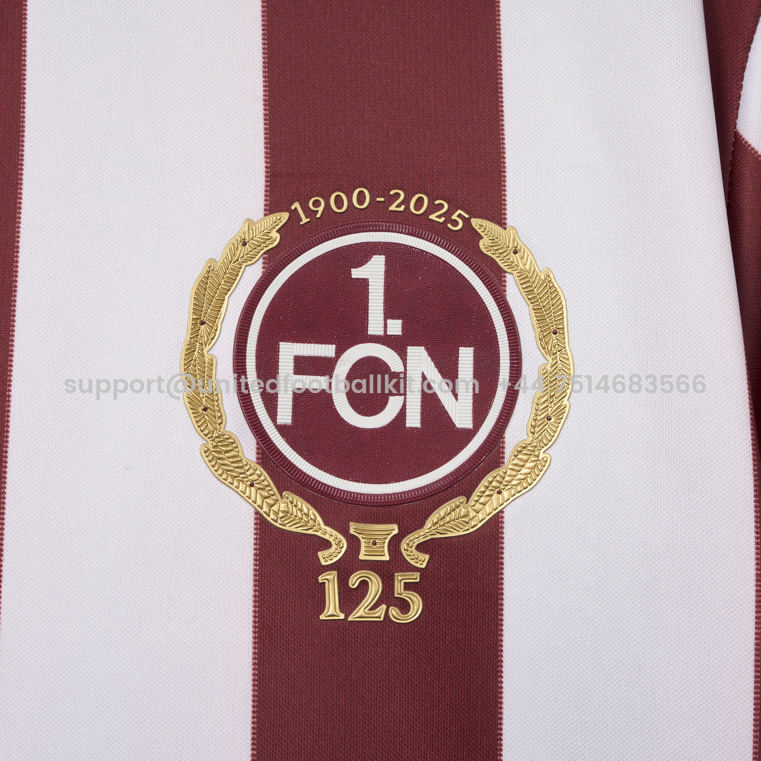 Unitedfootballkit.com | Nürnberg 24-25 125-Year Anniversary Jersey With Sponsors - Fans Version -Customize Name, Number and Patch | Worldwide Shipping