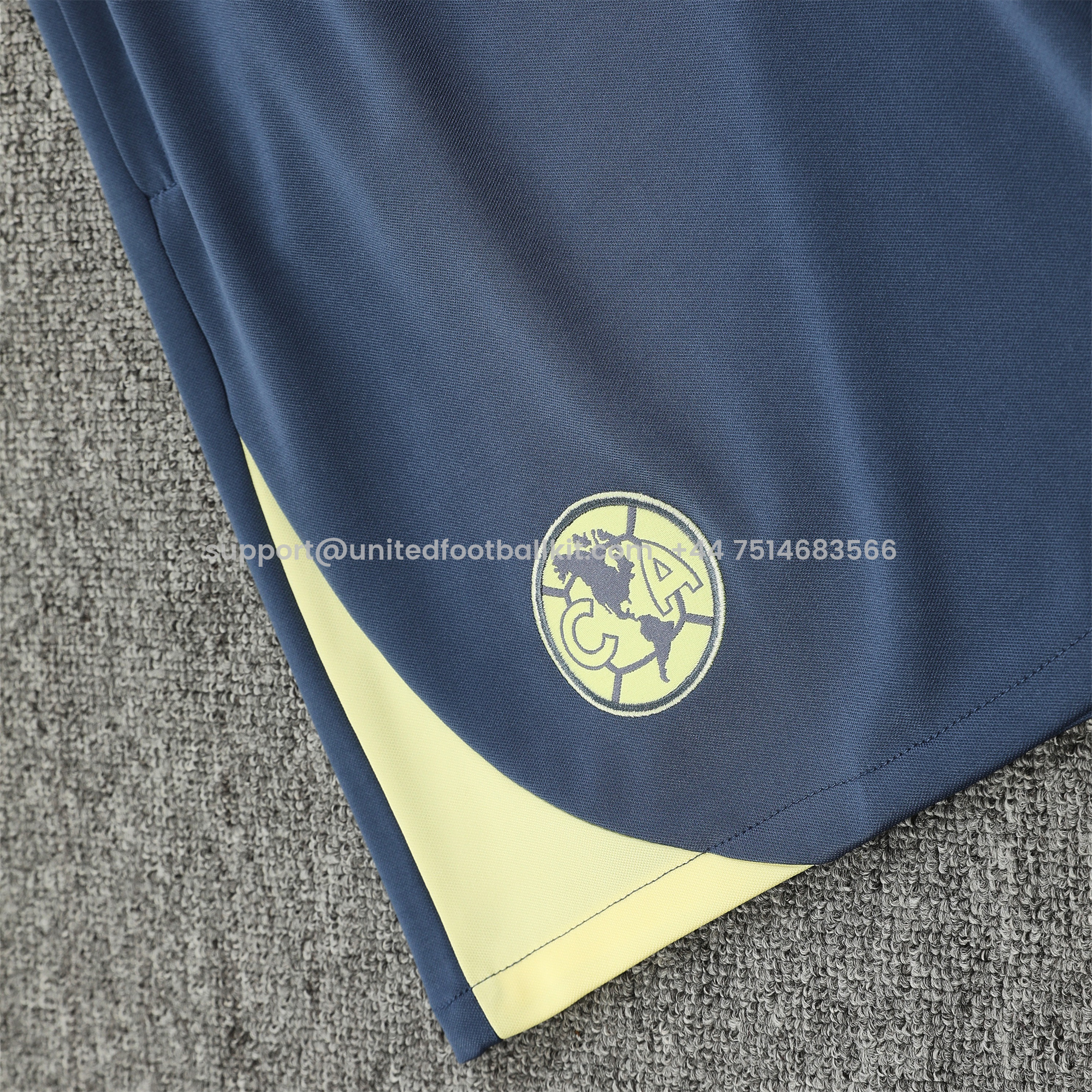 Unitedfootballkit.com | Club América 24-25 Vest Training Set - Light Green Vest & Grey Shorts -Customize Name, Number and Patch | Worldwide Shipping
