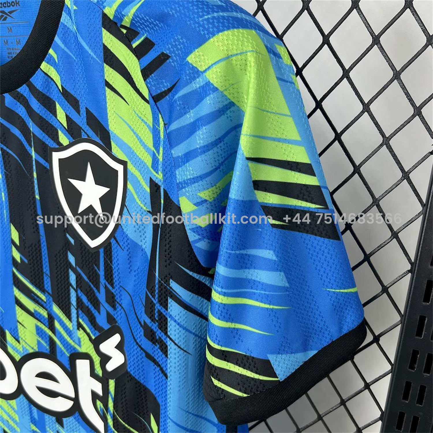 Unitedfootballkit.com | Botafogo 25-26 Goalkeeper Blue Jersey - Fans Version -Customize Name, Number and Patch | Worldwide Shipping