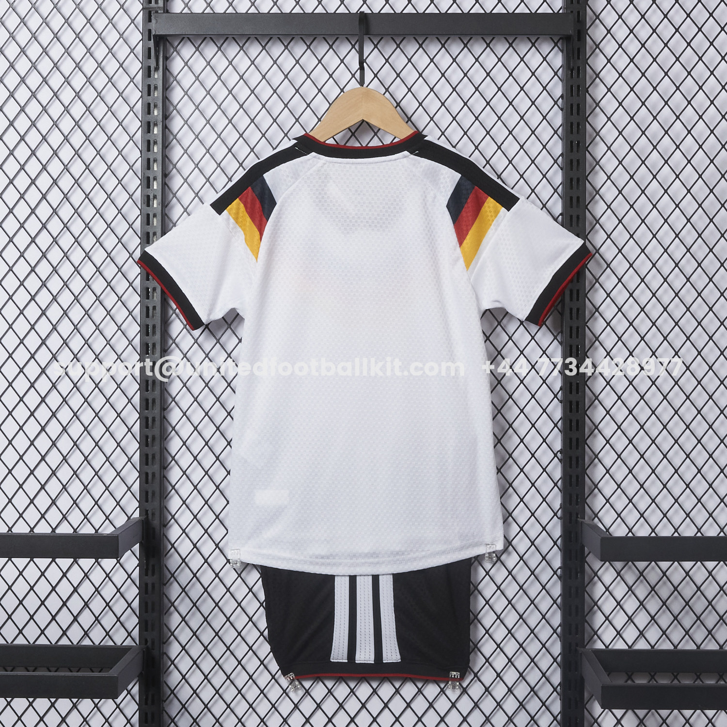 Unitedfootballkit.com | Germany 2026 Home Kids Kit - Player Version -Customize Name, Number and Patch | Worldwide Shipping
