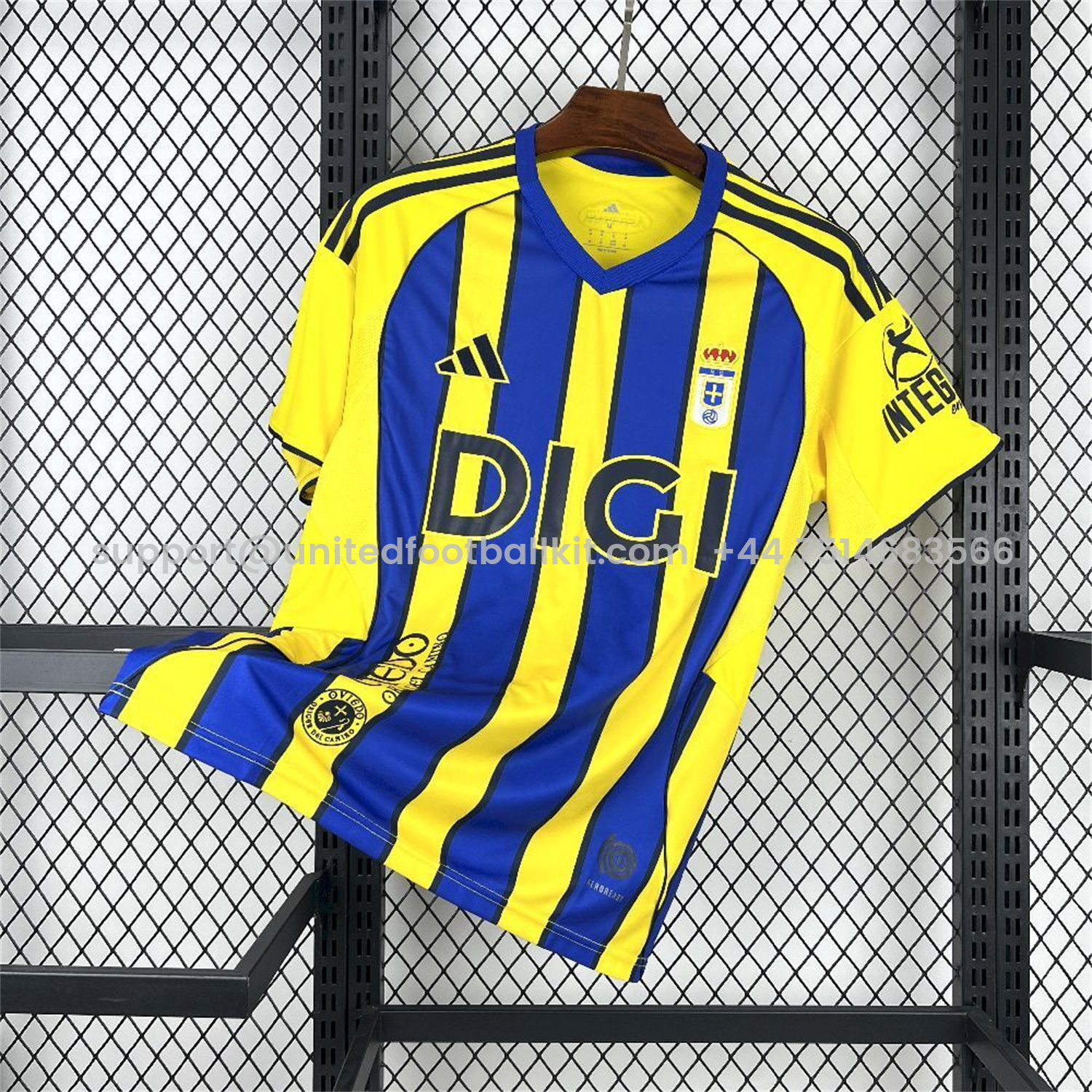 Unitedfootballkit.com | Oviedo 25-26 Away Jersey - Fans Version -Customize Name, Number and Patch | Worldwide Shipping