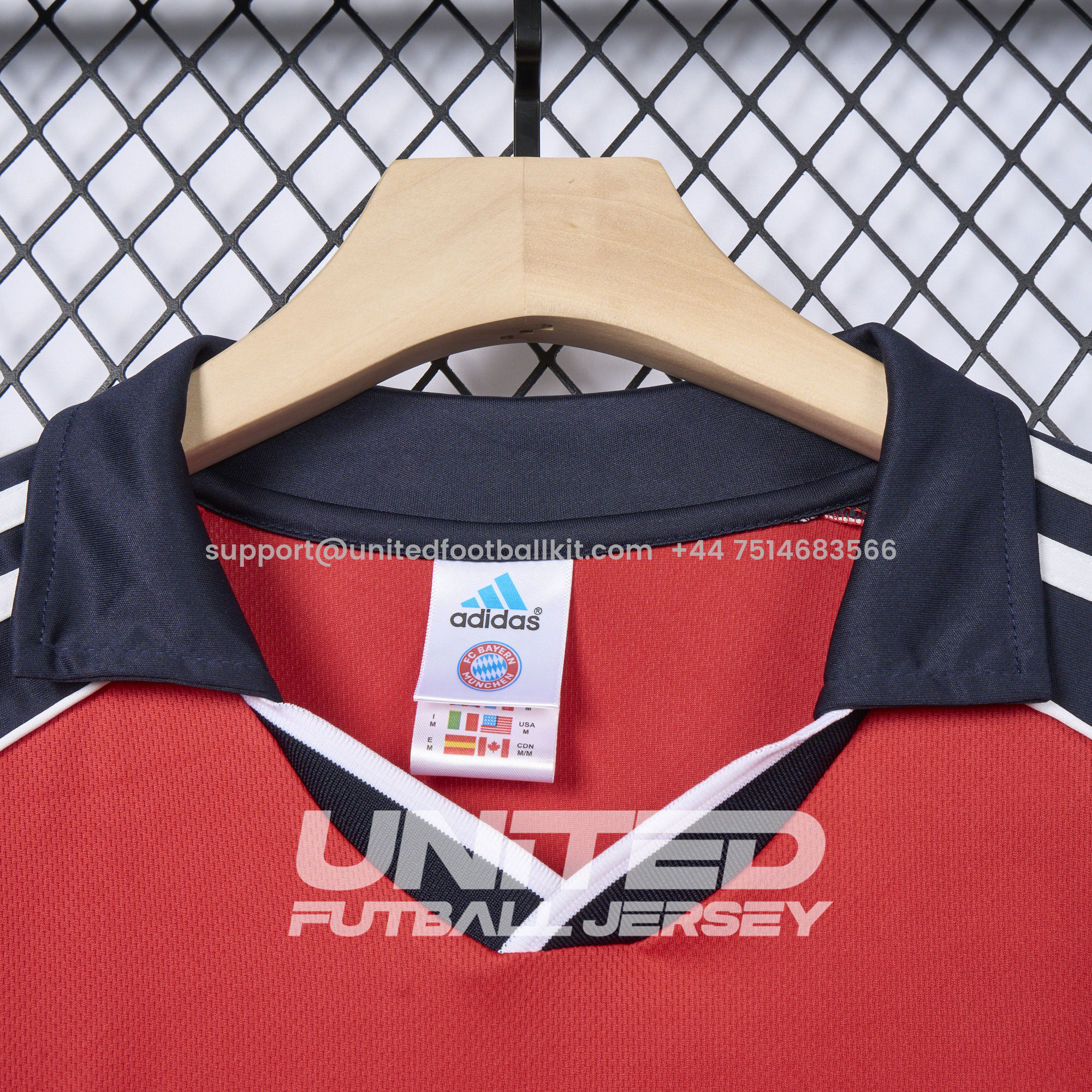 Unitedfootballkit.com | Retro Bayern Munich 2000-01 Home Long Sleeve Jersey -Customize Name, Number and Patch | Worldwide Shipping