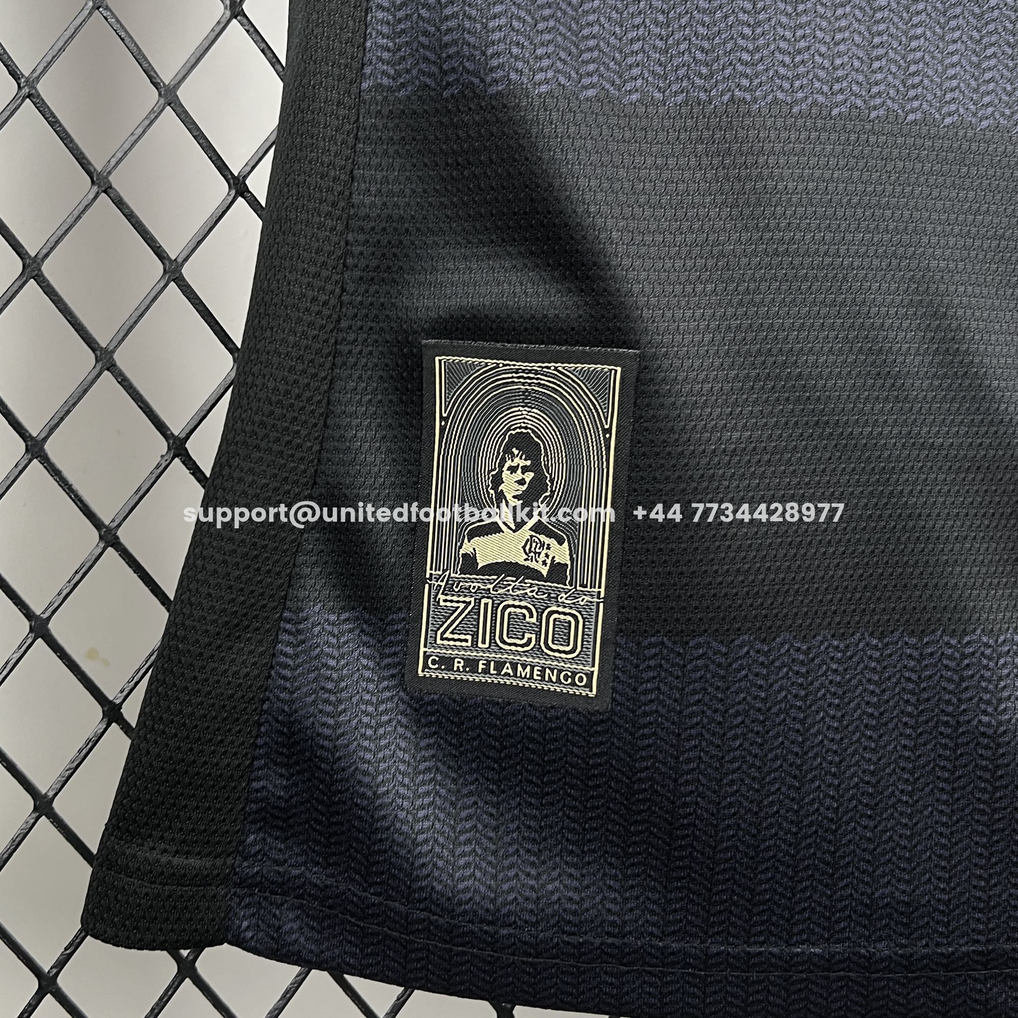 Unitedfootballkit.com | Women's Flamengo 25-26 ZICO Commemorative Black Jersey -Customize Name, Number and Patch | Worldwide Shipping