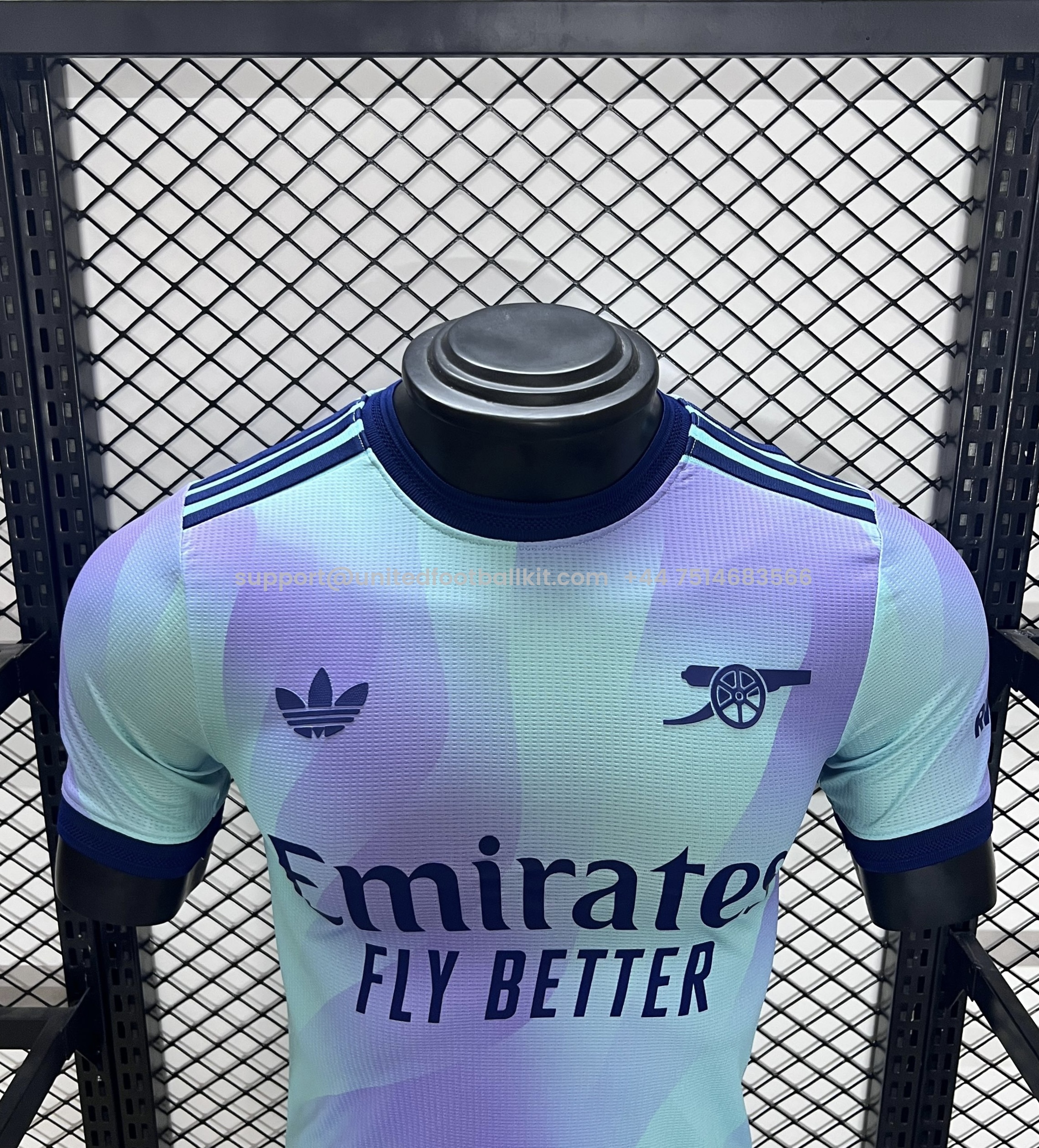 Unitedfootballkit.com | Arsenal 24-25 Third Jersey - Player Version -Customize Name, Number and Patch | Worldwide Shipping