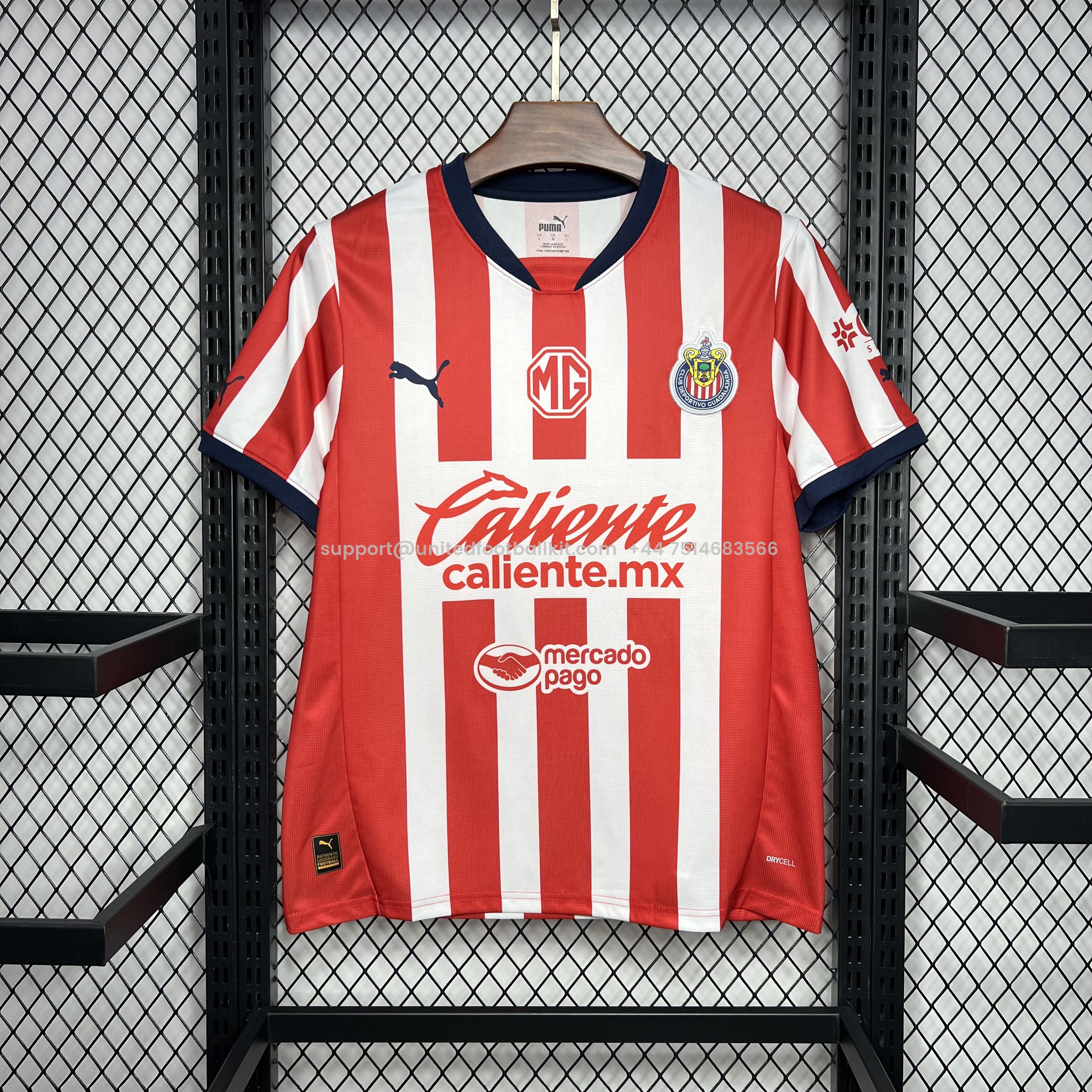 Unitedfootballkit.com | Chivas de Guadalajara 24-25 Home Stadium Jersey - Fans Version -Customize Name, Number and Patch | Worldwide Shipping