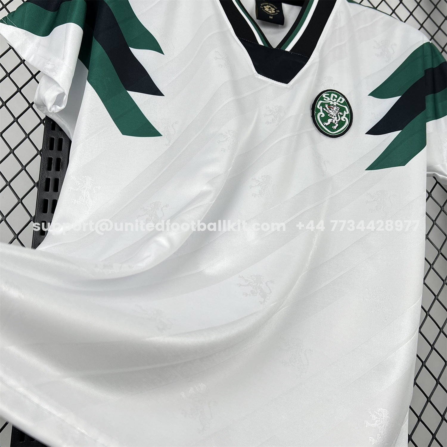 Unitedfootballkit.com | Sporting CP 25-26 Retro Style White Special Jersey - Fans Version -Customize Name, Number and Patch | Worldwide Shipping