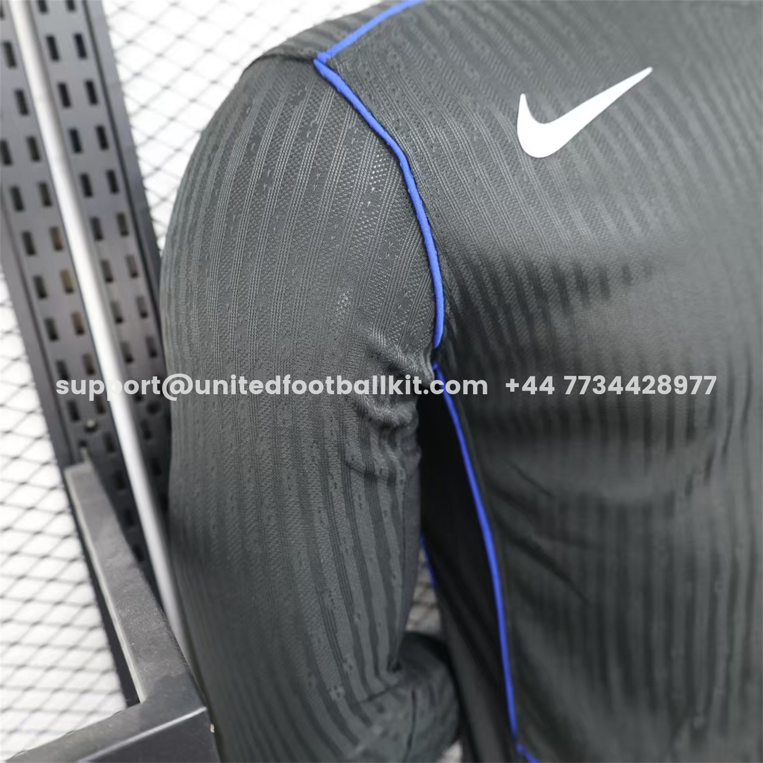 Unitedfootballkit.com | C.H.E.L.S.E.A 25-26 Third Long Unsponsored Black Jersey - Player Version -Customize Name, Number and Patch | Worldwide Shipping