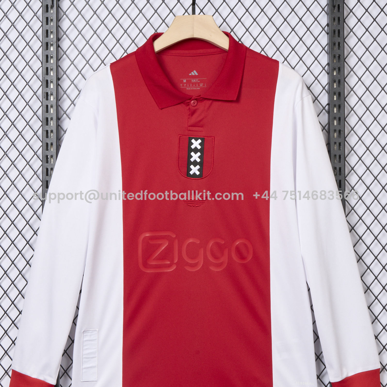 Unitedfootballkit.com | Ajax 2025 125-Year Anniversary Long Sleeves Jersey - Fans Version -Customize Name, Number and Patch | Worldwide Shipping