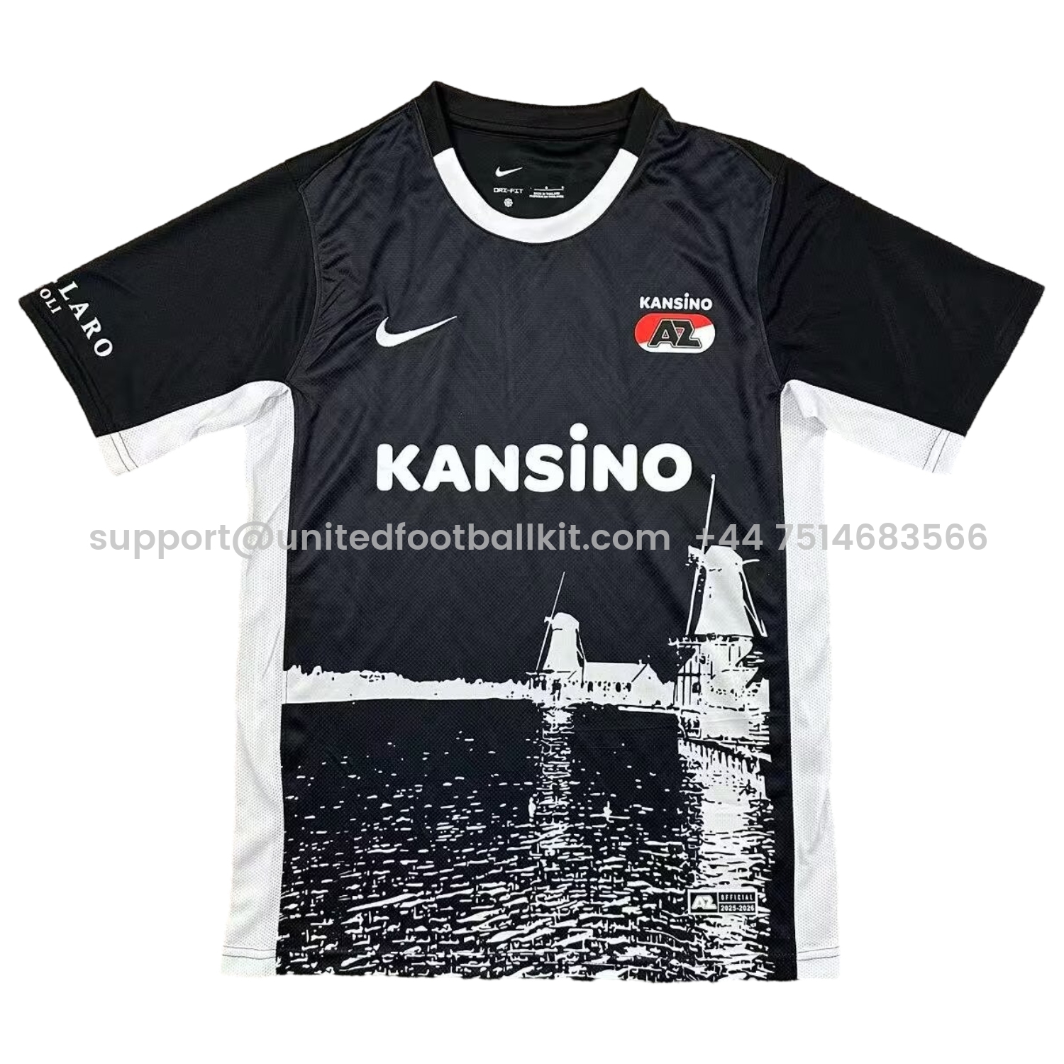 Unitedfootballkit.com | AZ Alkmaar 24-25 Fourth Jersey - Fans Version -Customize Name, Number and Patch | Worldwide Shipping
