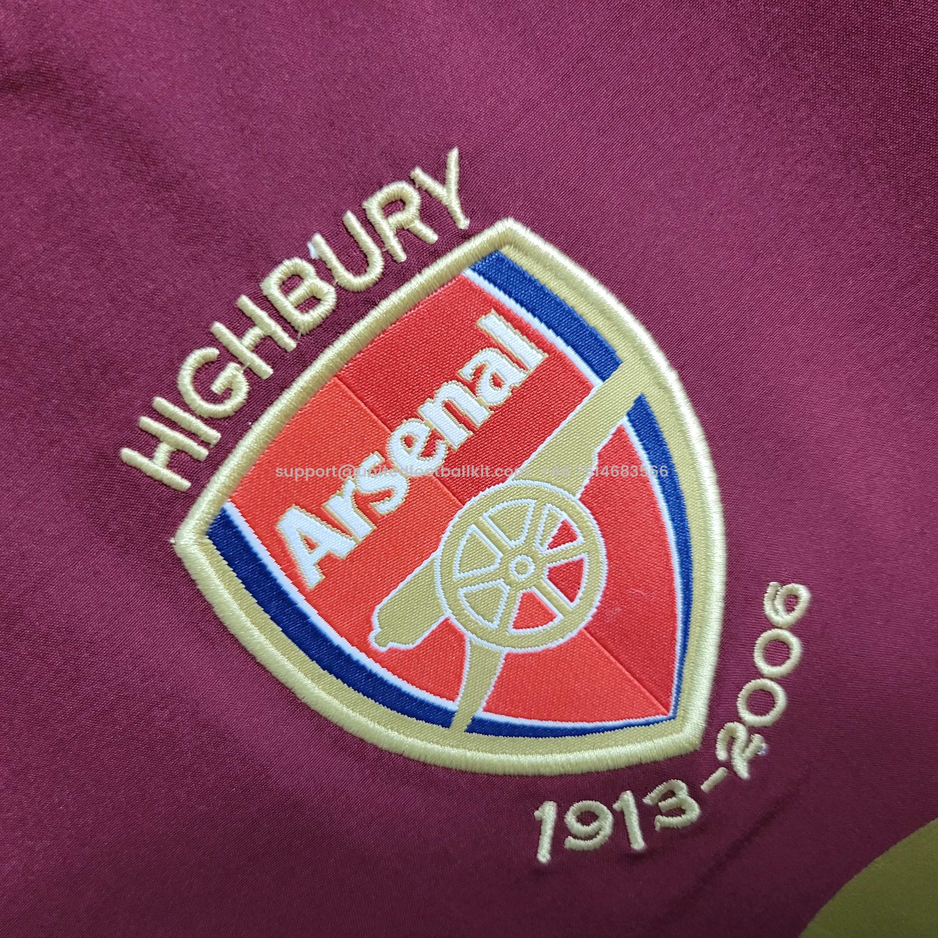 Unitedfootballkit.com | Retro Arsenal 05-06 Home Stadium Jersey -Customize Name, Number and Patch | Worldwide Shipping