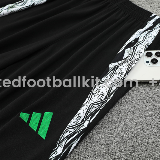 Unitedfootballkit.com | Arsenal 24-25 Long Sleeve Training Set - Black -Customize Name, Number and Patch | Worldwide Shipping