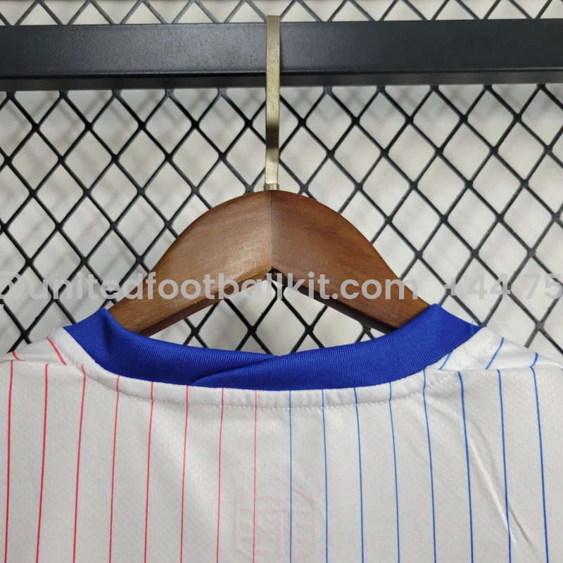 Unitedfootballkit.com | Women's France 2024 Away Stadium Jersey -Customize Name, Number and Patch | Worldwide Shipping