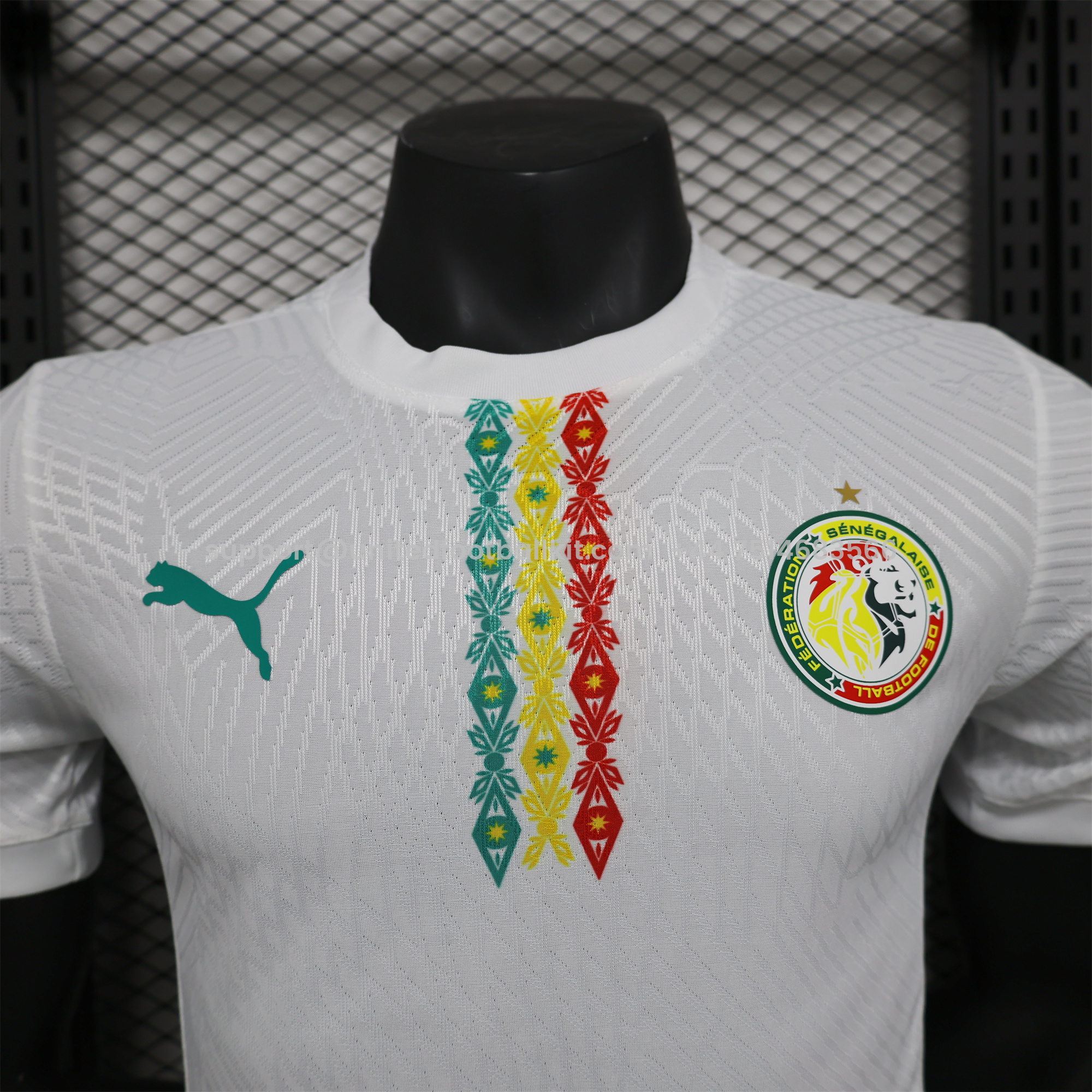 Unitedfootballkit.com | Senegal 24-25 Home White Jersey - Player Version -Customize Name, Number and Patch | Worldwide Shipping
