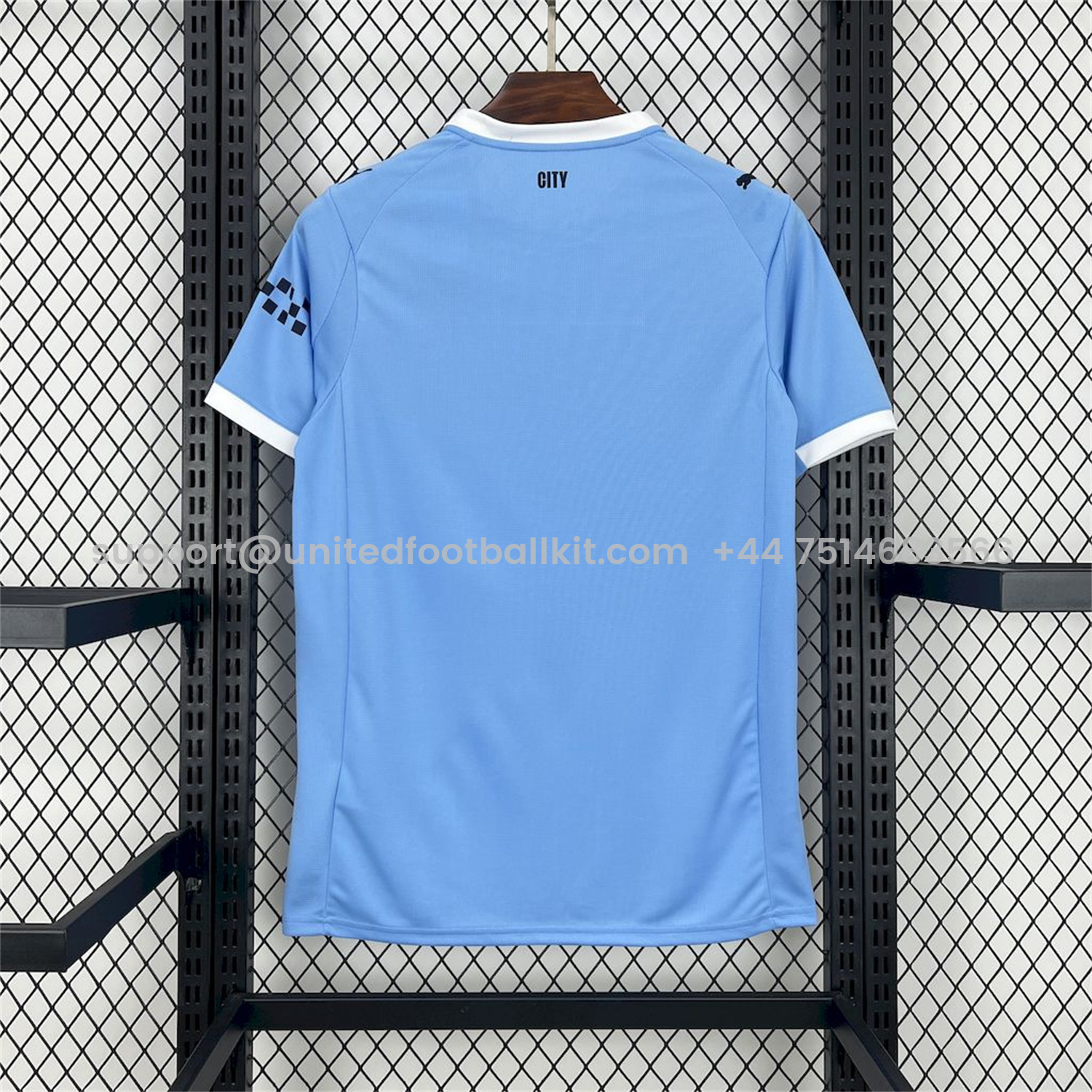 Unitedfootballkit.com | Manchester City 25-26 Home Jersey - Fans Version -Customize Name, Number and Patch | Worldwide Shipping