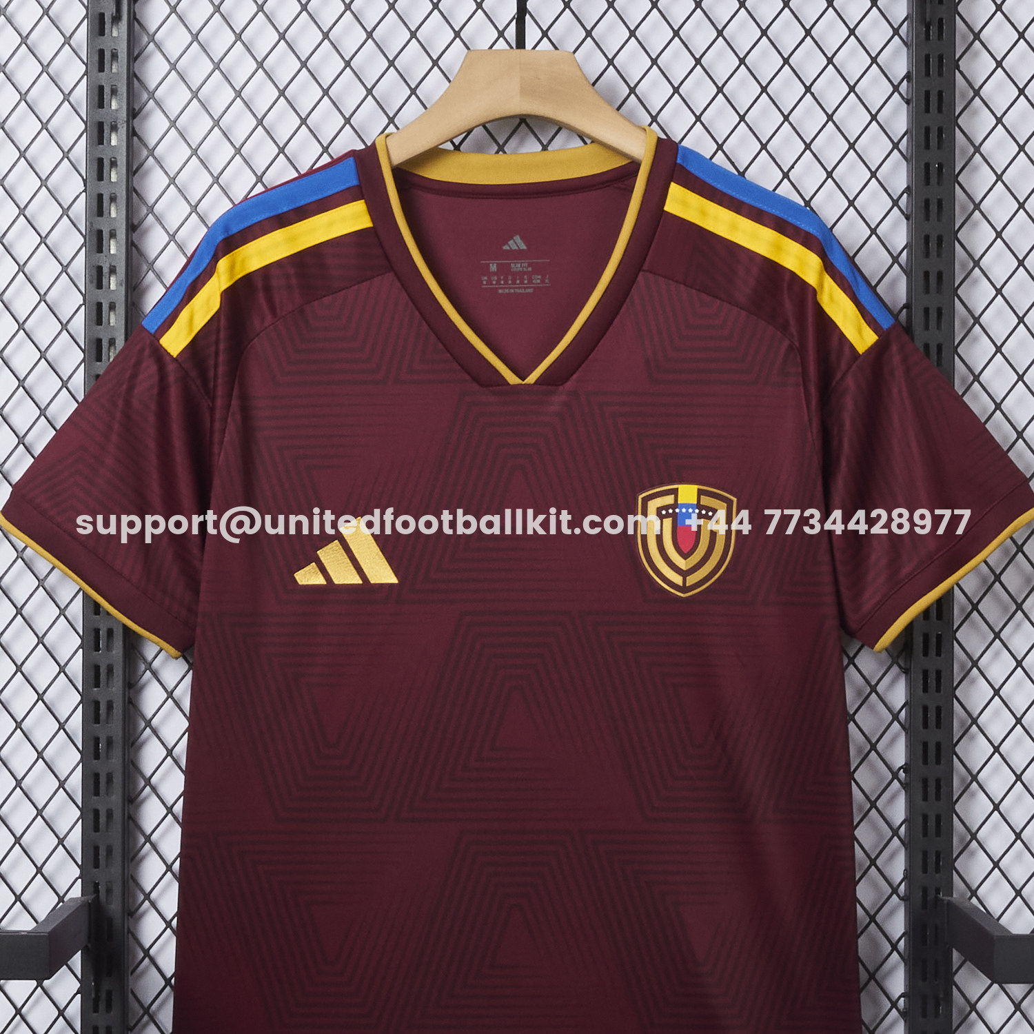 Unitedfootballkit.com | Venezuela 2026 Home Jersey - Fans Version -Customize Name, Number and Patch | Worldwide Shipping