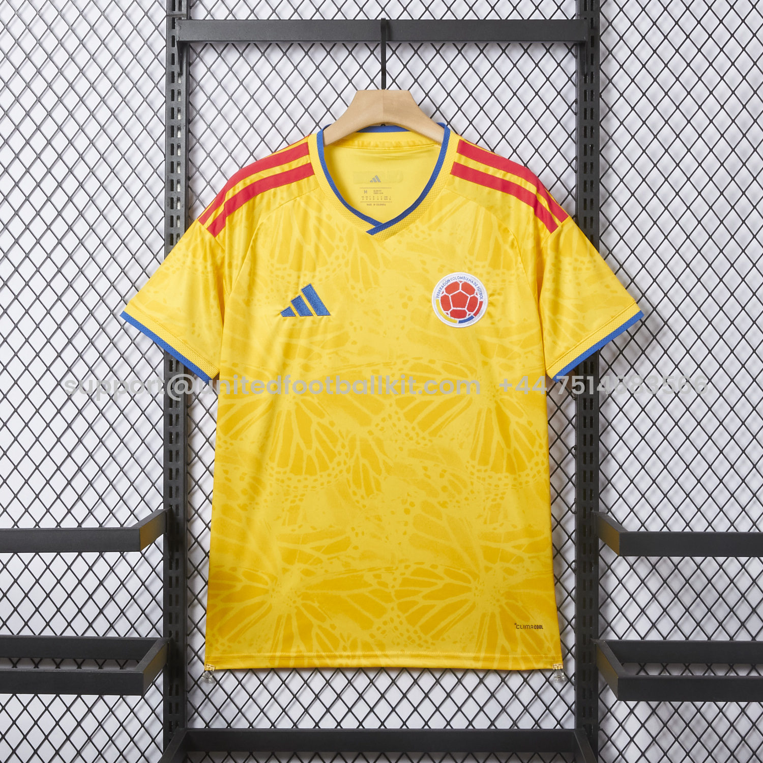 Unitedfootballkit.com | Colombia 2026 Home Jersey - Fans Version -Customize Name, Number and Patch | Worldwide Shipping