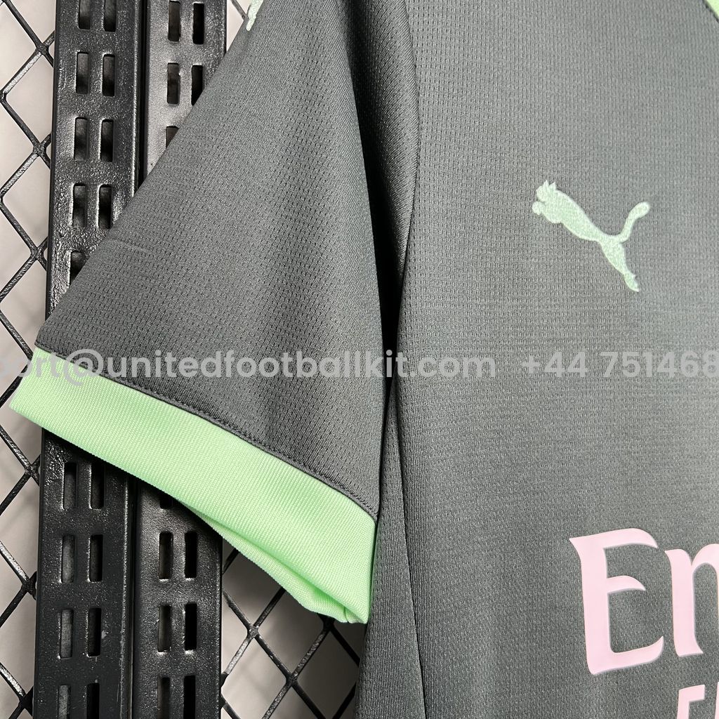 Unitedfootballkit.com | AC Milan 24-25 Third Jersey - Fans Version -Customize Name, Number and Patch | Worldwide Shipping
