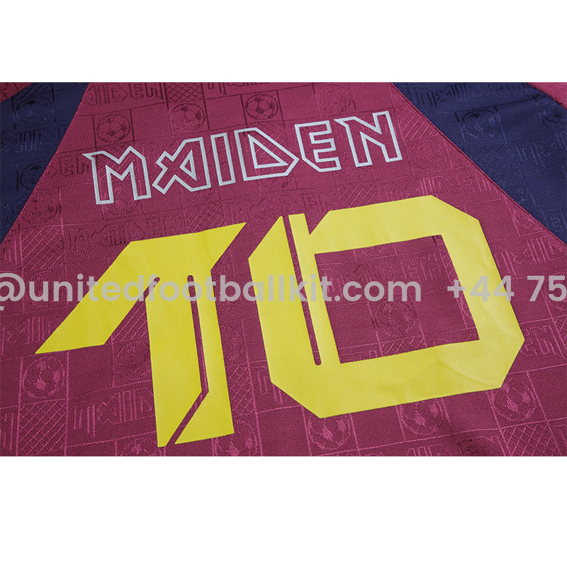 Unitedfootballkit.com | Retro Iron Maiden 2010 Away Jersey -Customize Name, Number and Patch | Worldwide Shipping