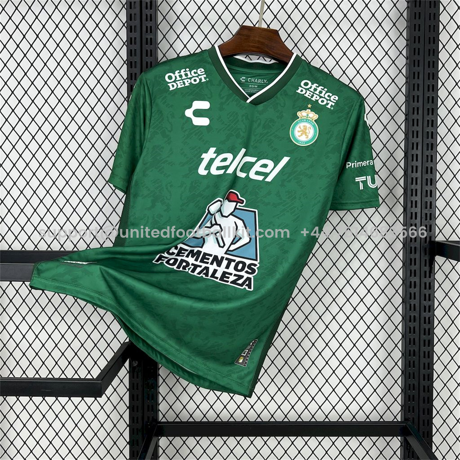 Unitedfootballkit.com | Club León Club Leon 24-25 Home Jersey - Fans Version -Customize Name, Number and Patch | Worldwide Shipping