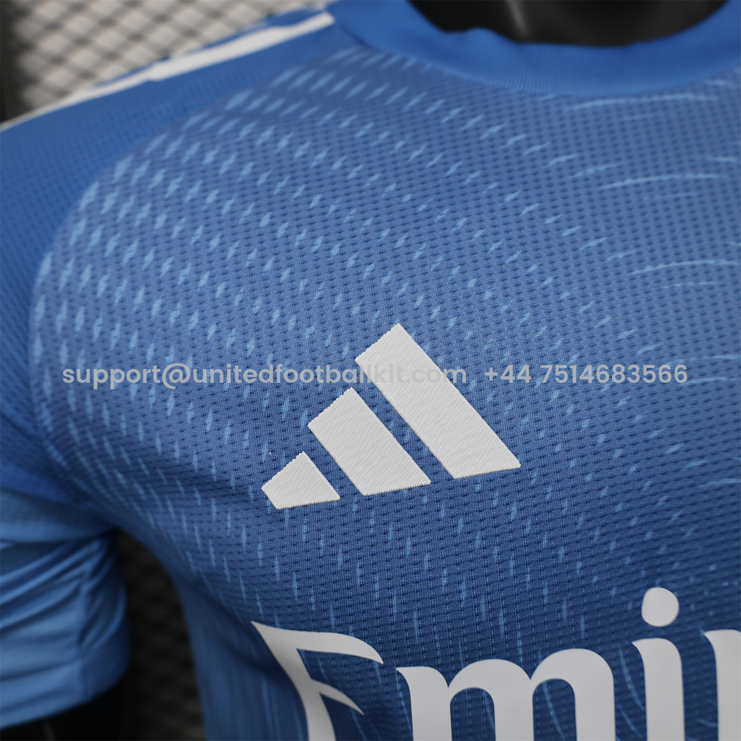 Unitedfootballkit.com | Real Madrid 25-26 Blue Goalkeeper Jersey - Player Version -Customize Name, Number and Patch | Worldwide Shipping