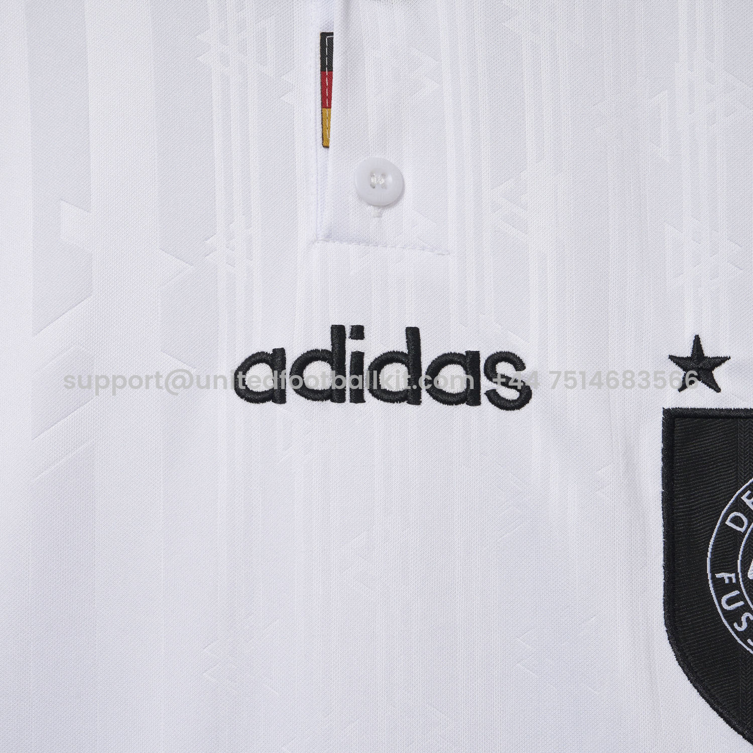 Unitedfootballkit.com | Retro Germany 1996 Home Long Sleeves Jersey -Customize Name, Number and Patch | Worldwide Shipping