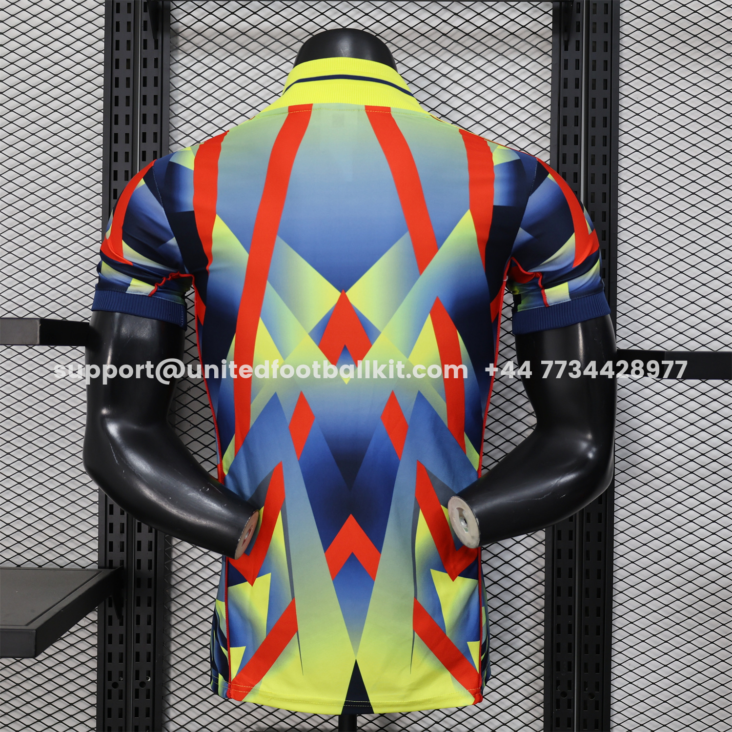 Unitedfootballkit.com | Arsenal 25-26 Red Yellow Blue LFSTLR Jersey - Player Version -Customize Name, Number and Patch | Worldwide Shipping