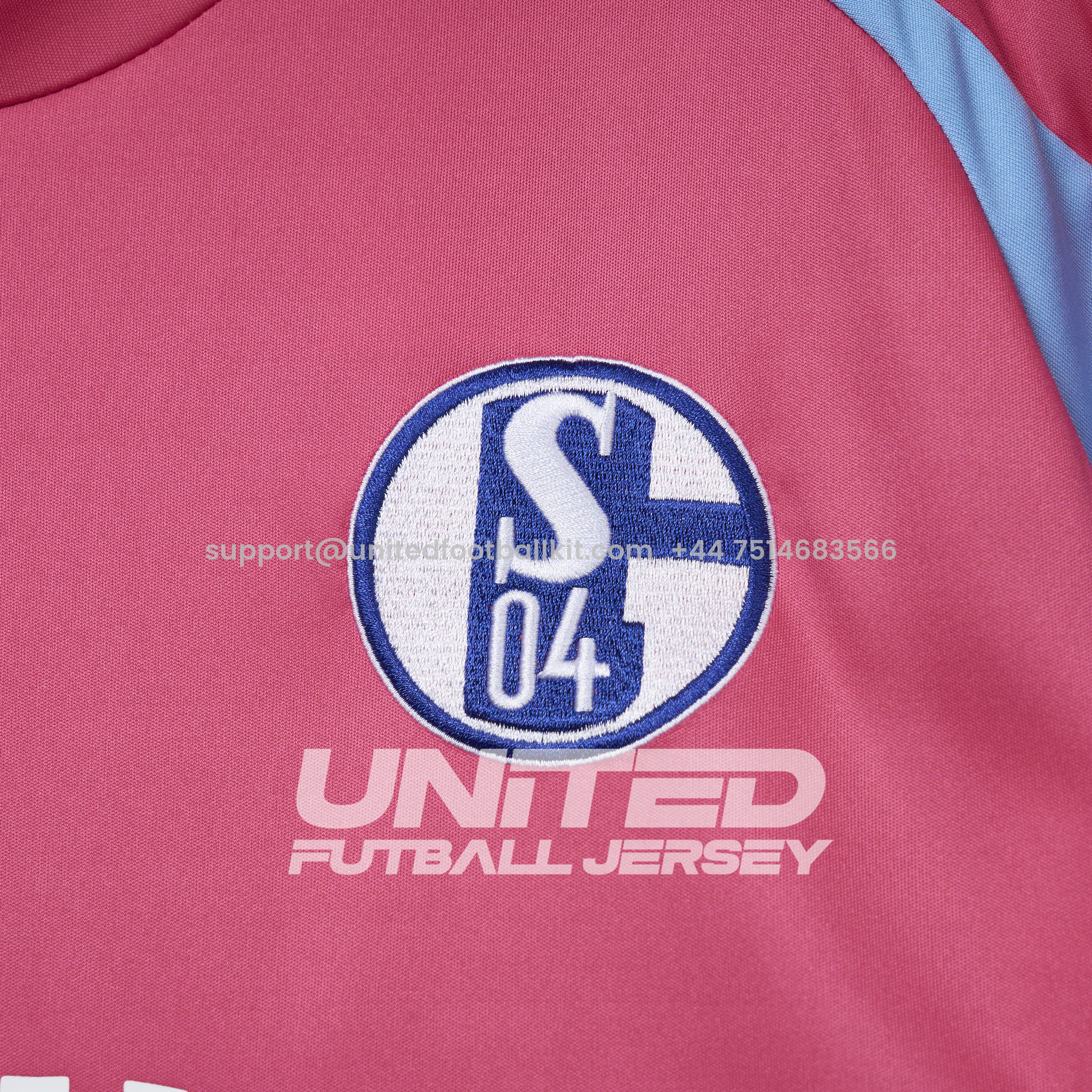 Unitedfootballkit.com | Schalke 04 24-25 GK Pink October Jersey - Fans Version -Customize Name, Number and Patch | Worldwide Shipping