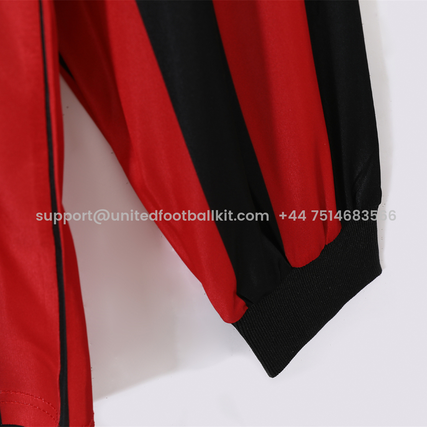 Unitedfootballkit.com | Retro AC Milan 1988-89 Home Long Sleeves Jersey -Customize Name, Number and Patch | Worldwide Shipping