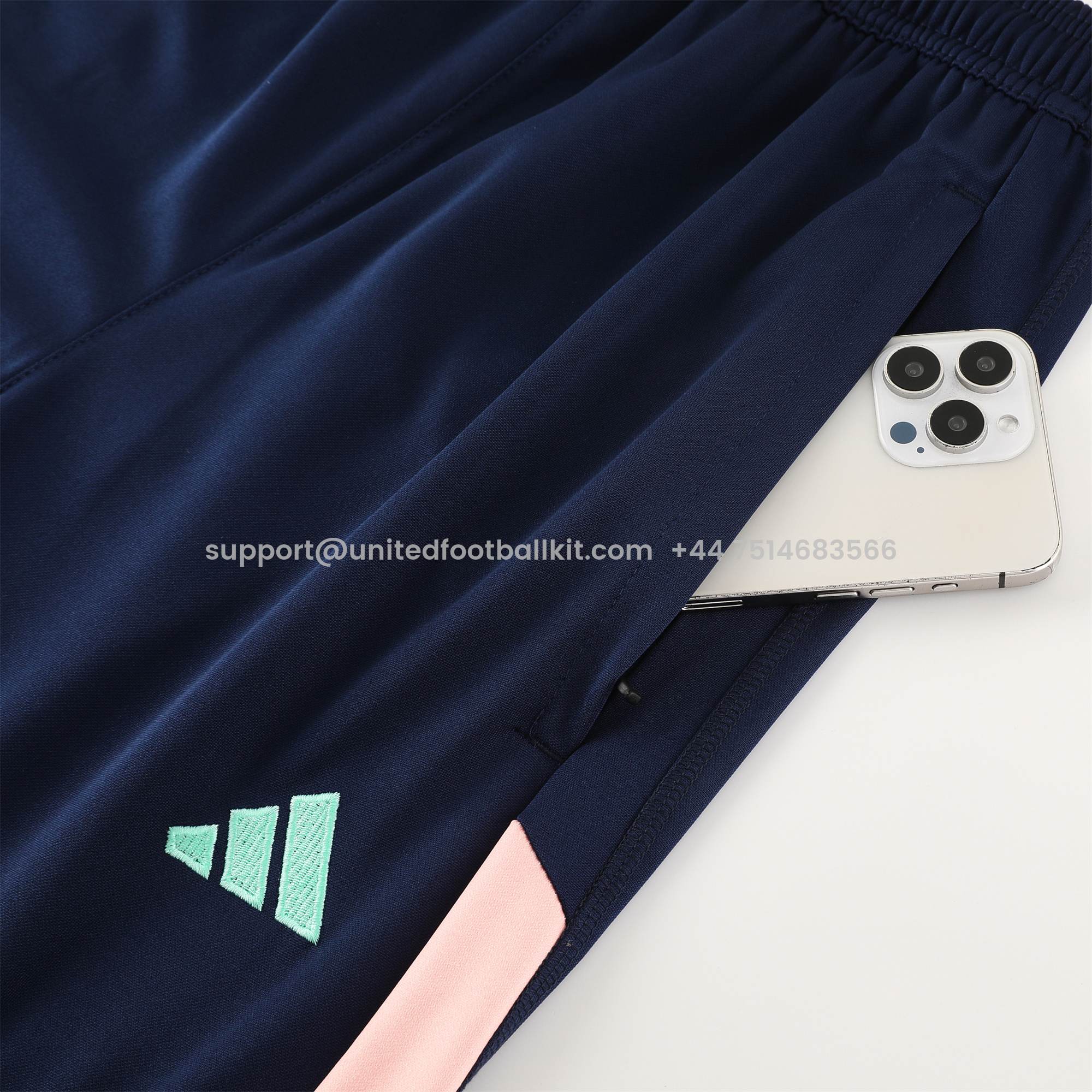 Unitedfootballkit.com | Ajax 24-25 Long Sleeve Training Set - Royal Blue -Customize Name, Number and Patch | Worldwide Shipping