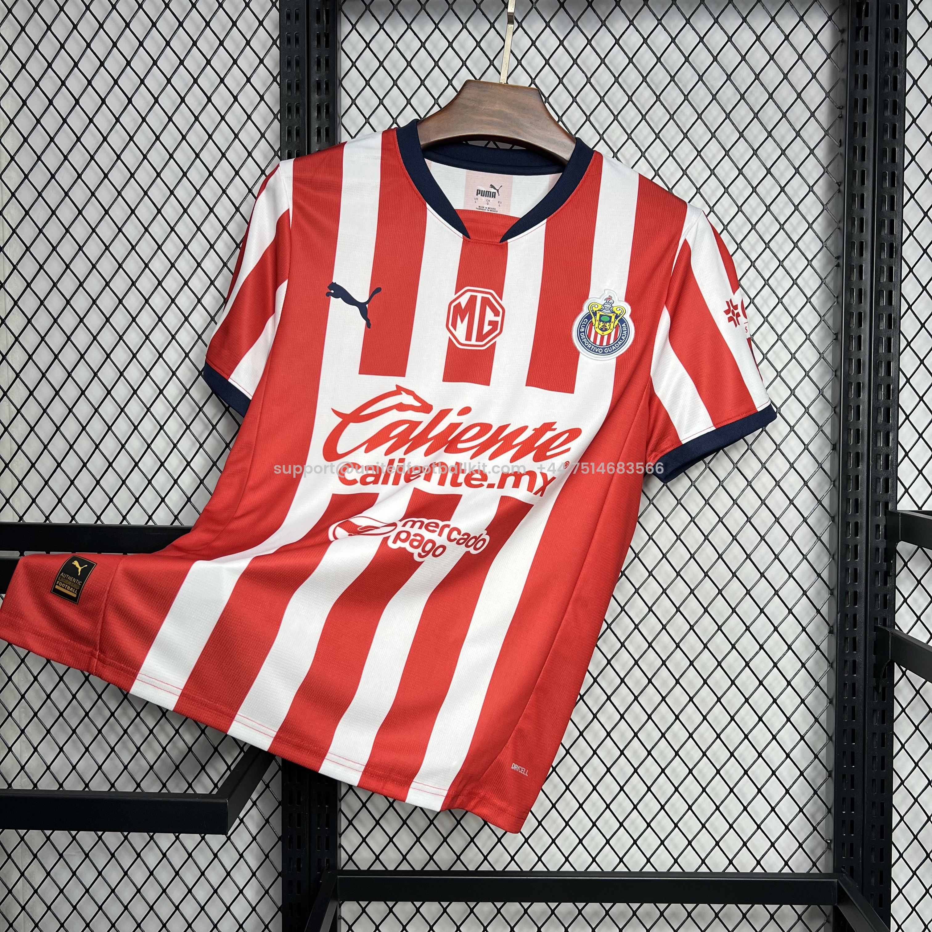 Unitedfootballkit.com | Chivas de Guadalajara 24-25 Home Stadium Jersey - Fans Version -Customize Name, Number and Patch | Worldwide Shipping