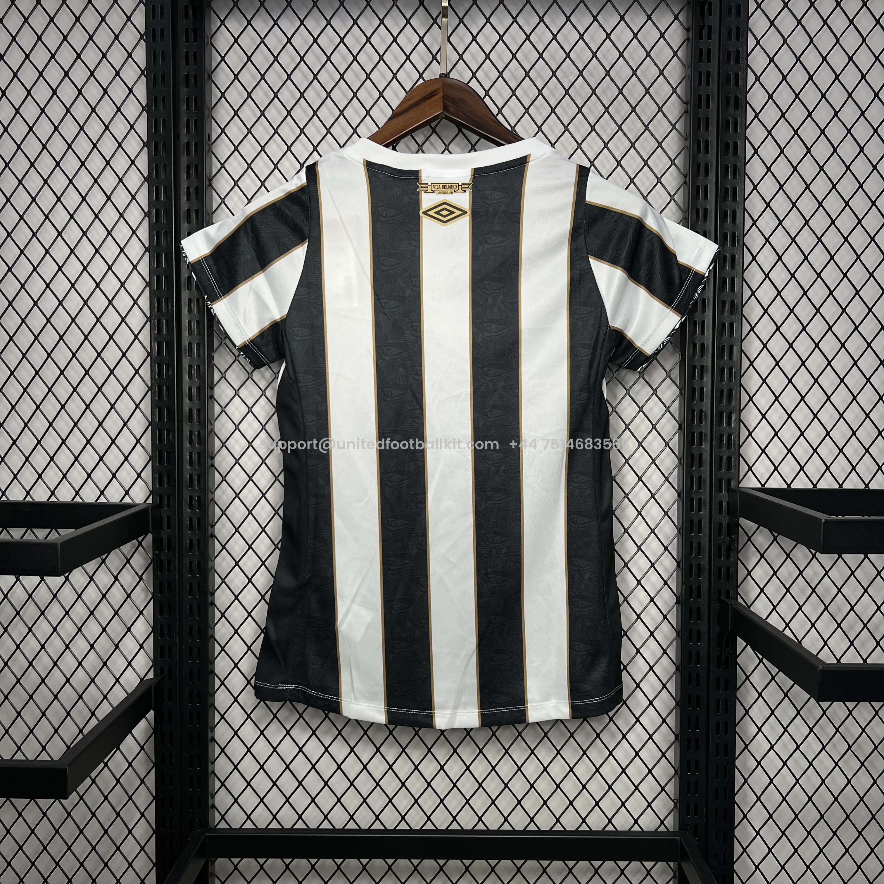 Unitedfootballkit.com | Women's Santos 24-25 Away Unsponsored Jersey - Fans Version -Customize Name, Number and Patch | Worldwide Shipping