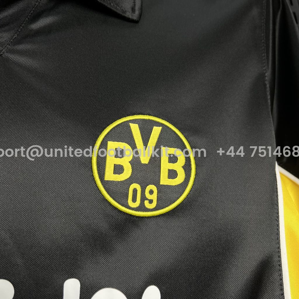 Unitedfootballkit.com | Retro Dortmund 1998-00 Away Jersey -Customize Name, Number and Patch | Worldwide Shipping
