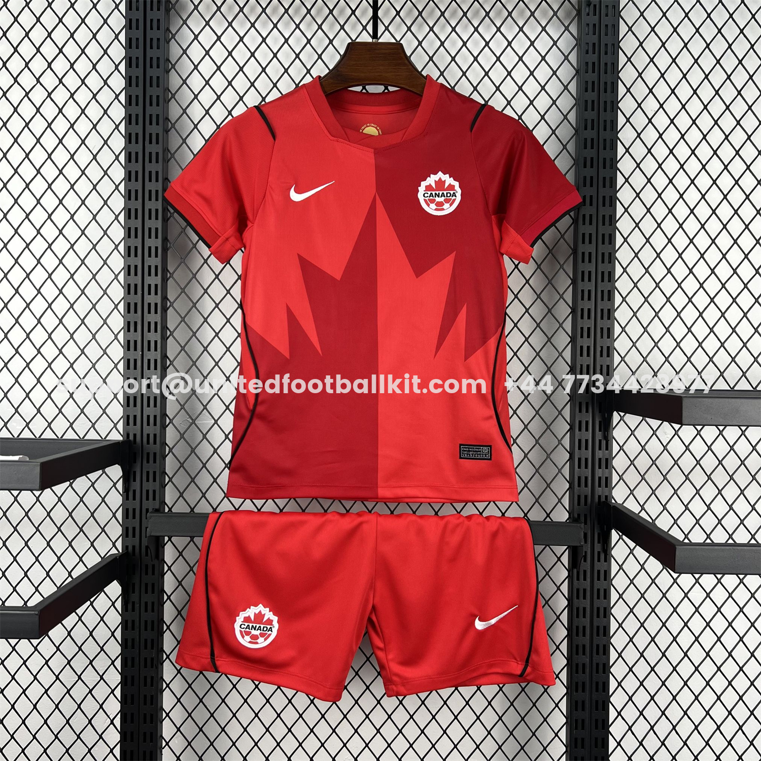Unitedfootballkit.com | Canada 2026 Home Kids Kit -Customize Name, Number and Patch | Worldwide Shipping