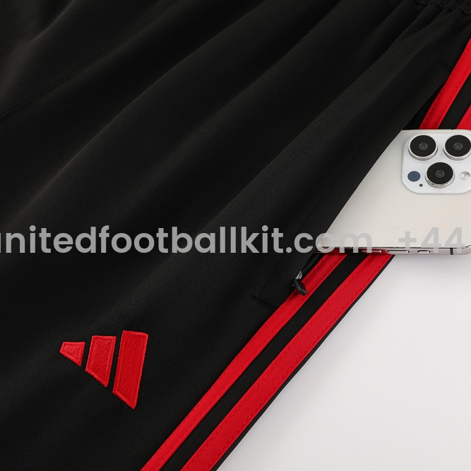 Unitedfootballkit.com | Manchester United 24-25 Jacket Training Tracksuit - Black -Customize Name, Number and Patch | Worldwide Shipping