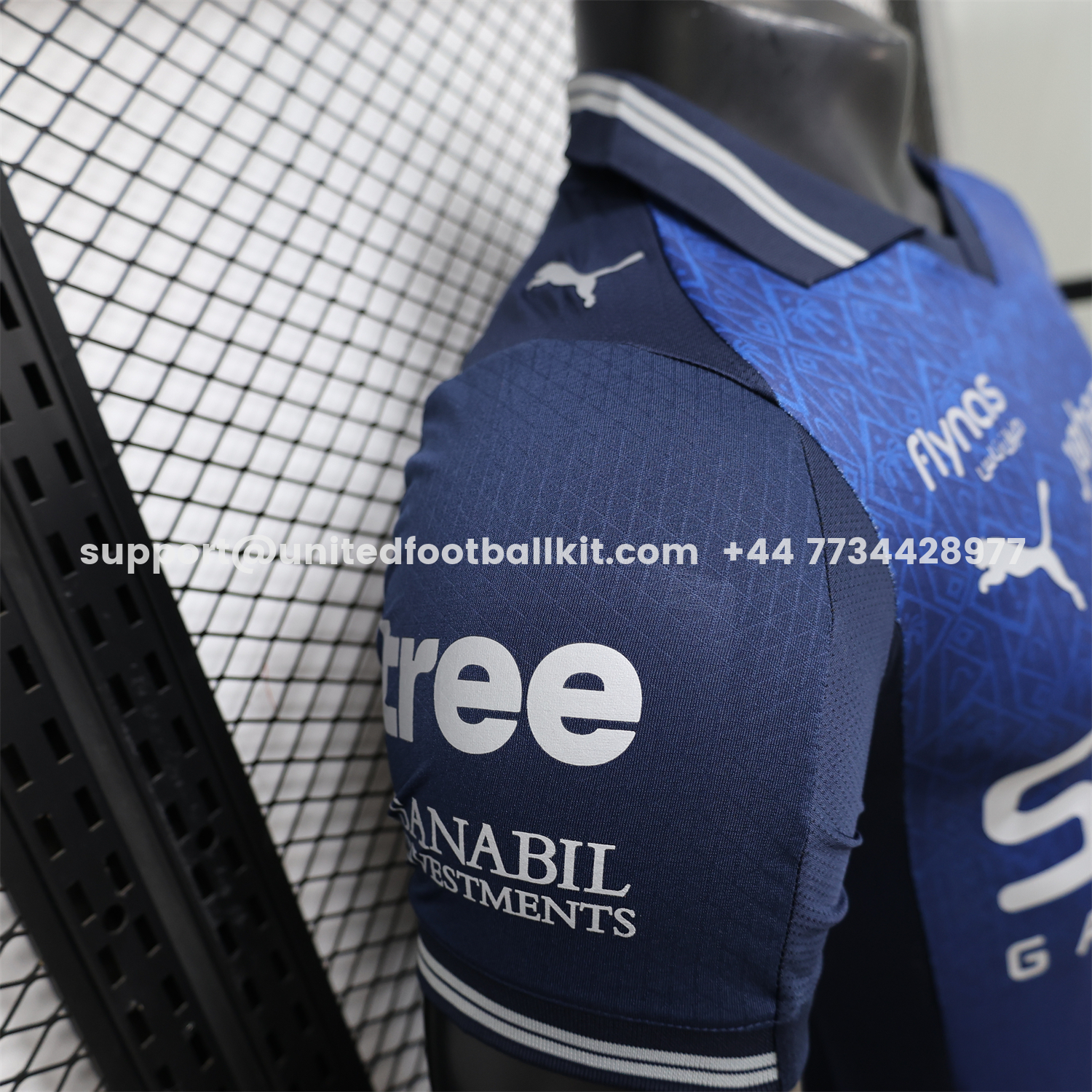 Unitedfootballkit.com | Al Hilal Riyadh Crescent 25-26 Blue Special Jersey - Player Version -Customize Name, Number and Patch | Worldwide Shipping