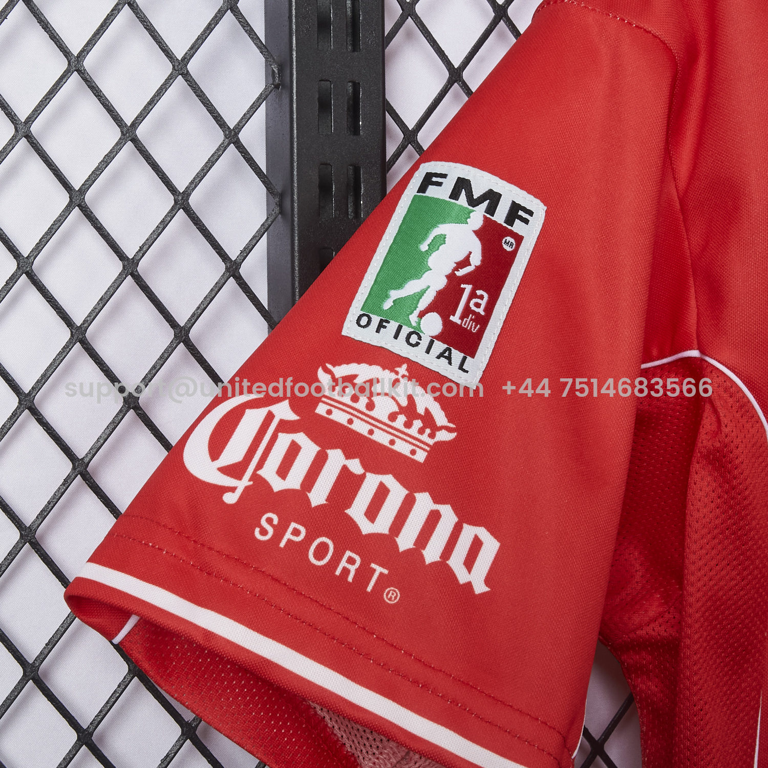 Unitedfootballkit.com | Retro Toluca 1998-99 Home Red Jersey -Customize Name, Number and Patch | Worldwide Shipping