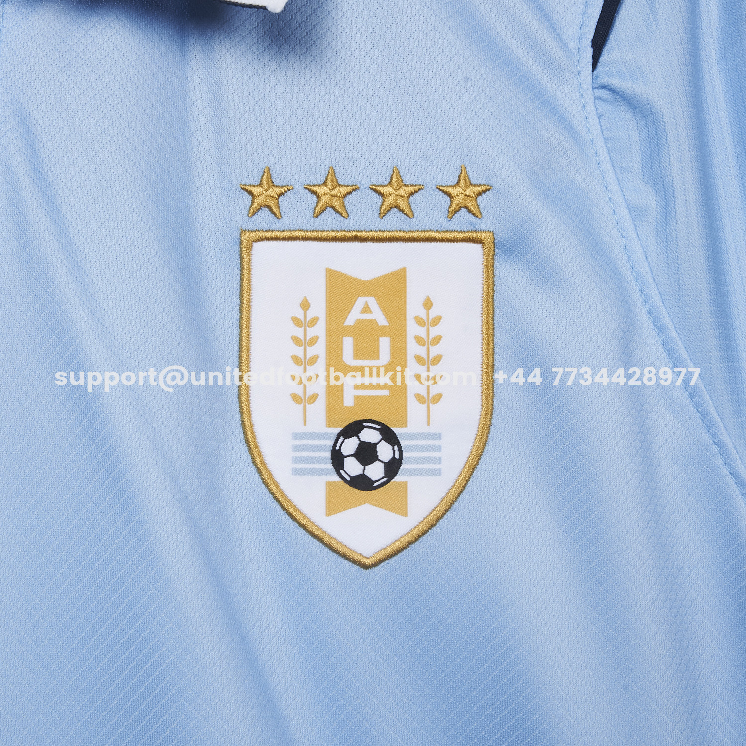 Unitedfootballkit.com | Uruguay 2026 Home Jersey - Fans Version -Customize Name, Number and Patch | Worldwide Shipping