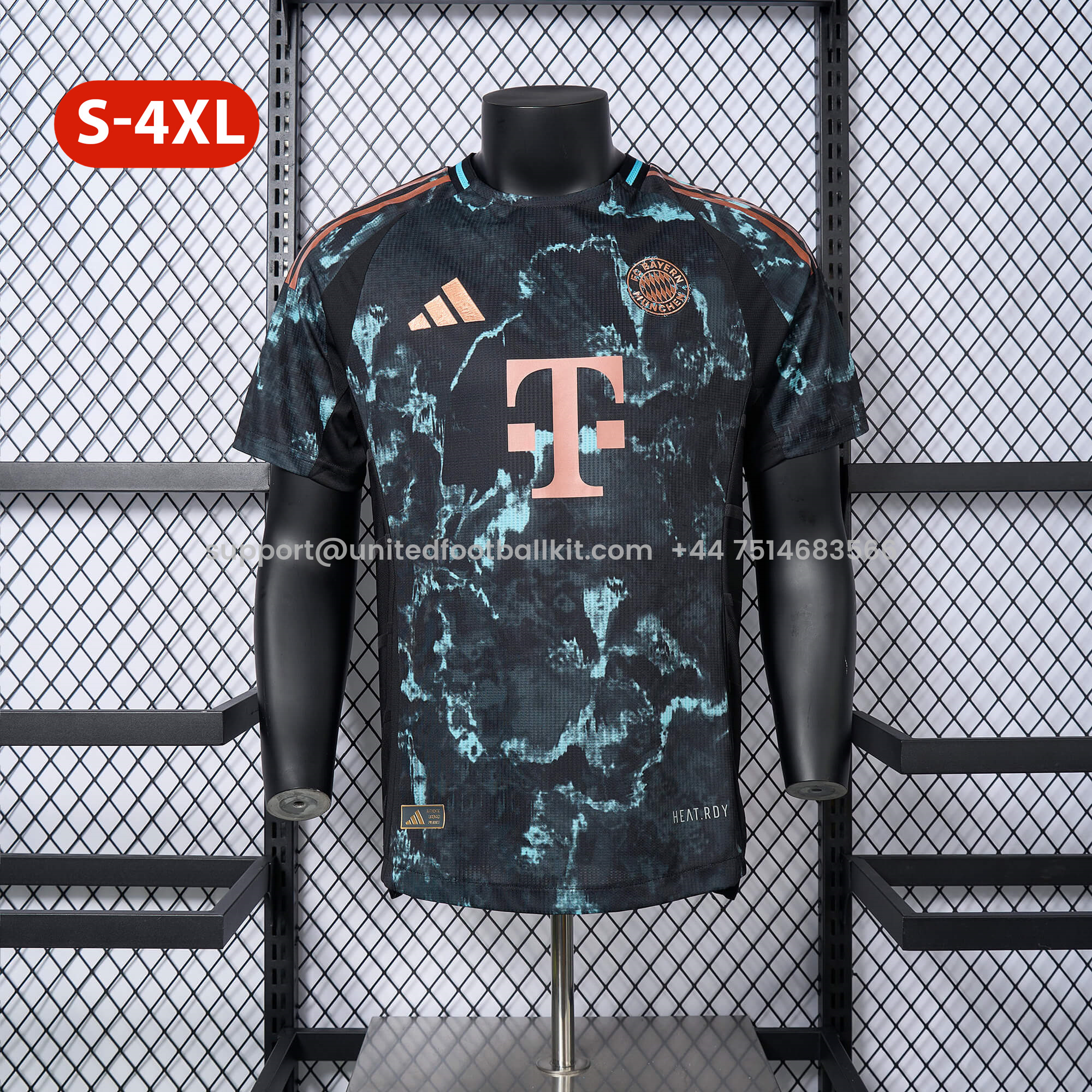 Unitedfootballkit.com | Bayern Munich 24-25 Away Jersey - Player Version -Customize Name, Number and Patch | Worldwide Shipping