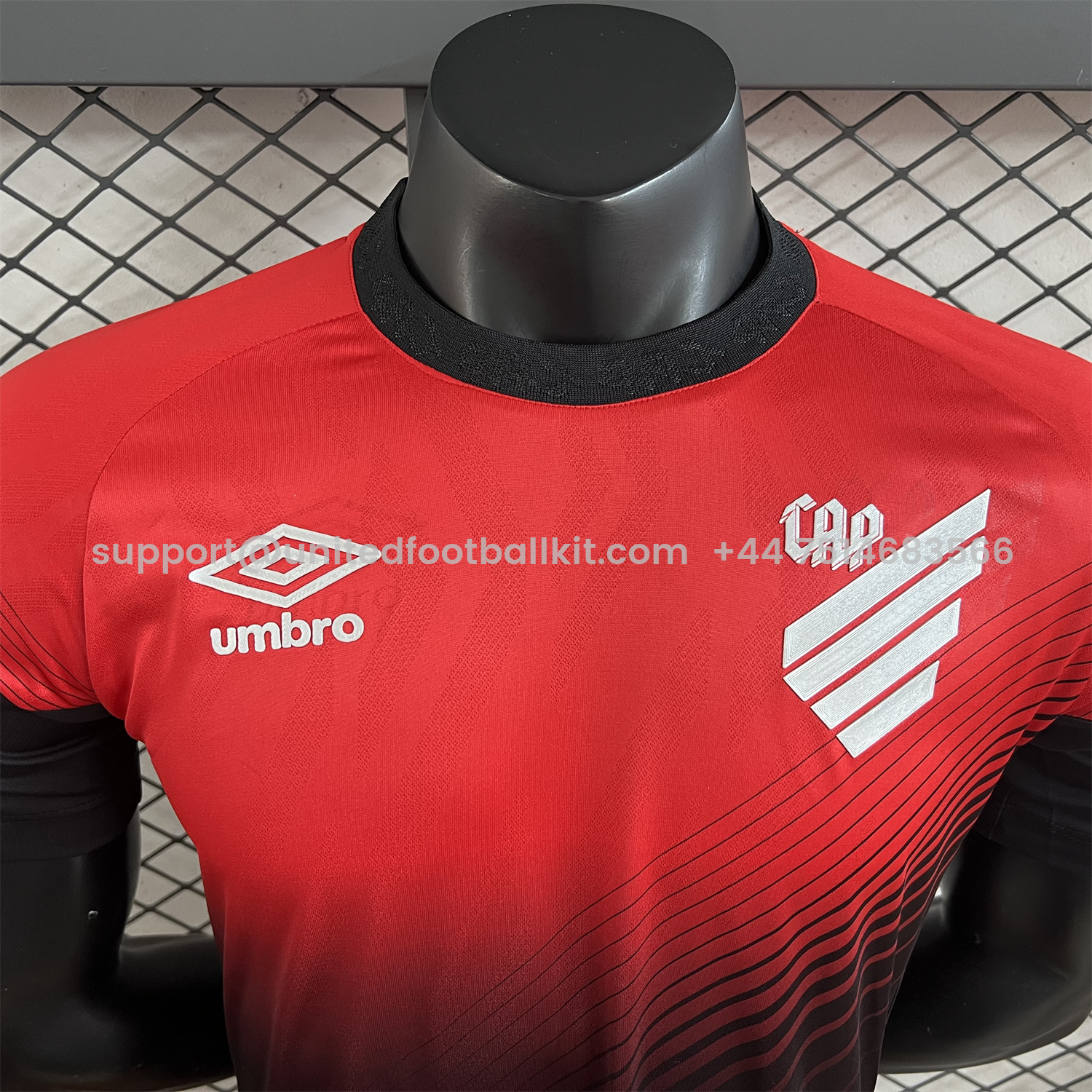 Unitedfootballkit.com | Athletico Paranaense 25-26 Home Jersey - Player Version -Customize Name, Number and Patch | Worldwide Shipping
