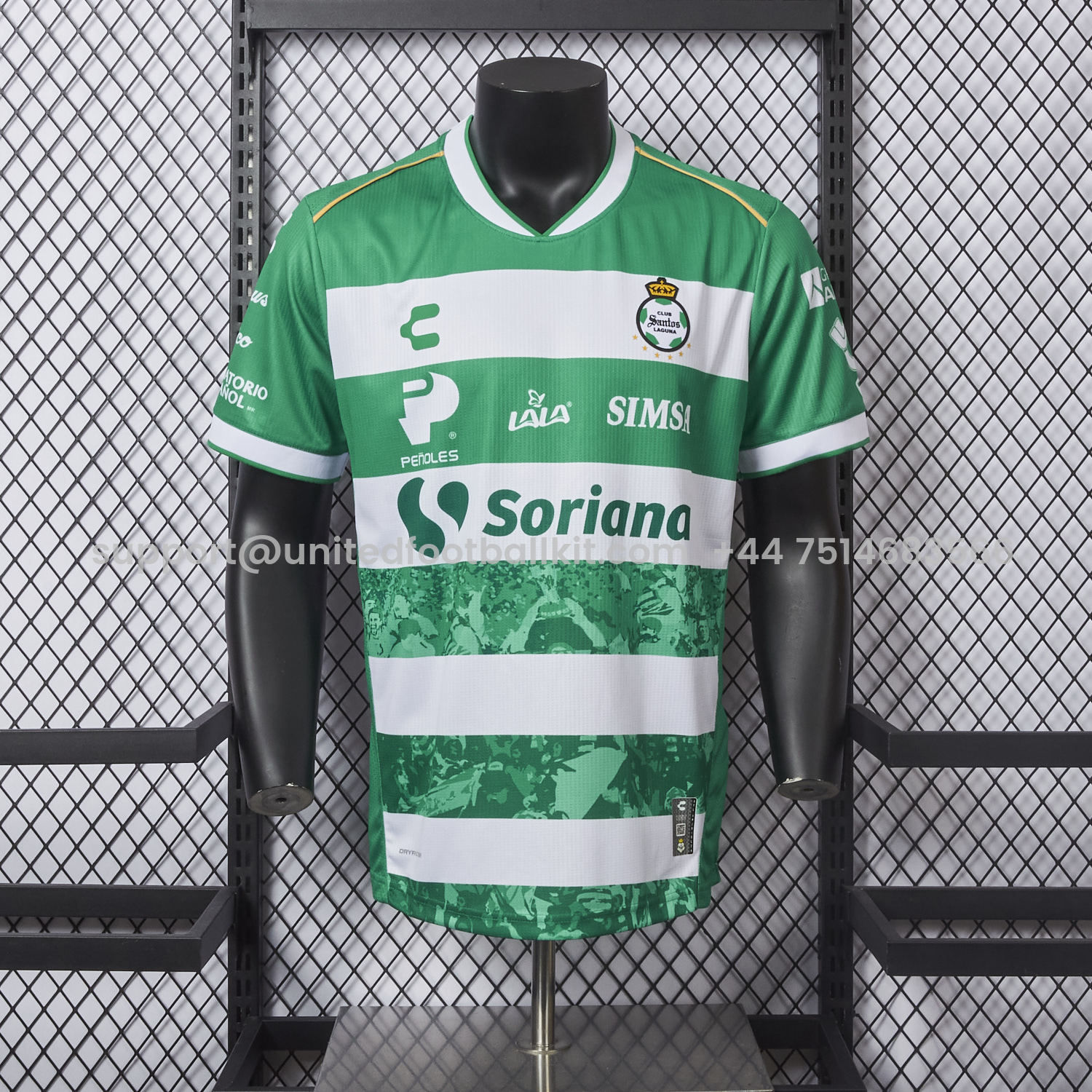Unitedfootballkit.com | Santos Laguna 25-26 Home Jersey - Player Version -Customize Name, Number and Patch | Worldwide Shipping