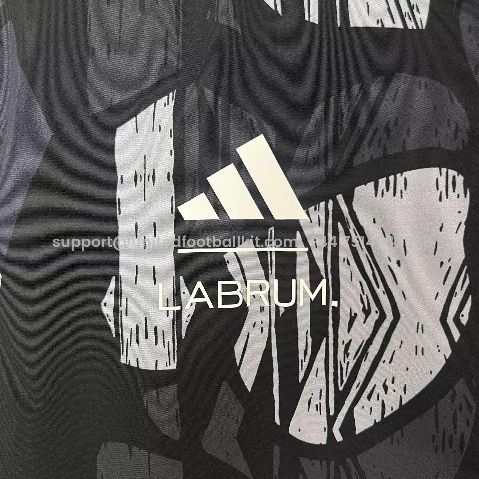 Unitedfootballkit.com | Arsenal 24-25 Black Windbreaker Jacket -Customize Name, Number and Patch | Worldwide Shipping