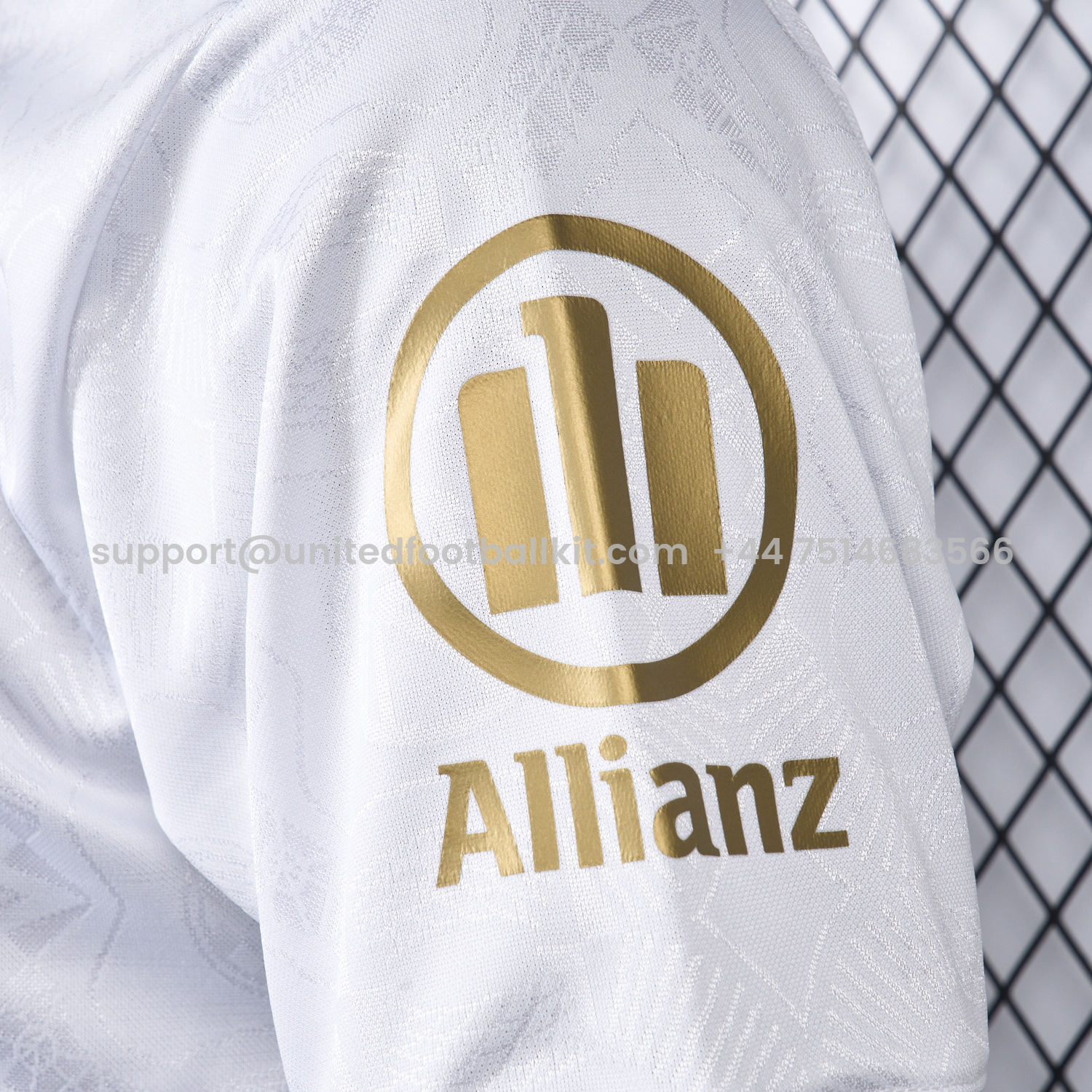 Unitedfootballkit.com | Bayern Munich 2025 White 125th Anniversary Jersey - Player Version -Customize Name, Number and Patch | Worldwide Shipping