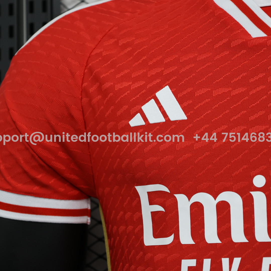 Unitedfootballkit.com | Benfica 23-24 Home Stadium Jersey - Player Version -Customize Name, Number and Patch | Worldwide Shipping