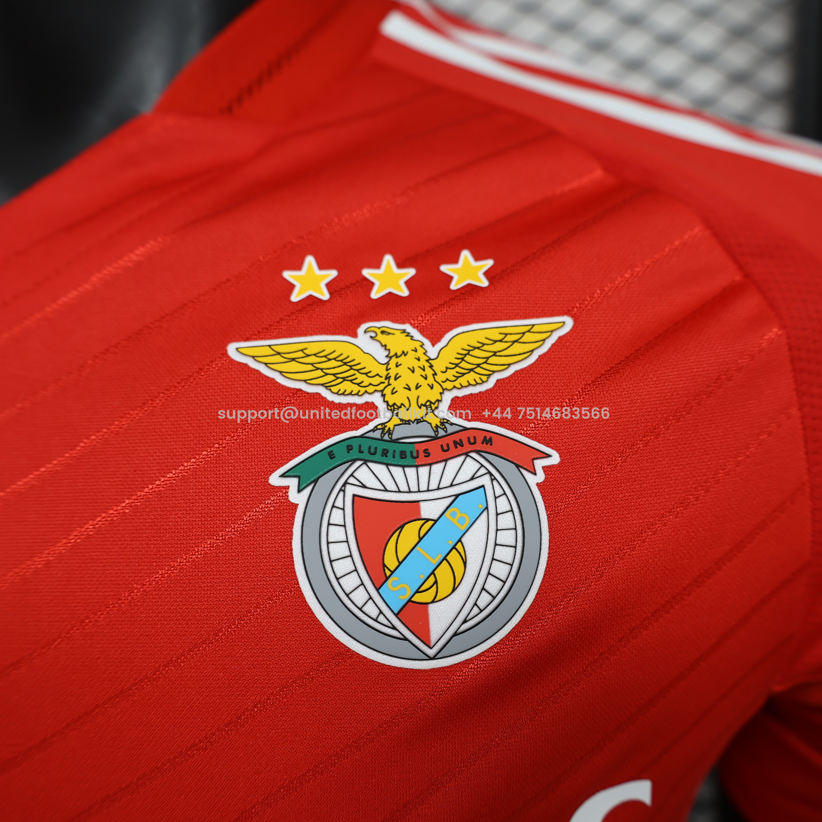 Unitedfootballkit.com | Benfica 24-25 Home Stadium Jersey - Player Version -Customize Name, Number and Patch | Worldwide Shipping
