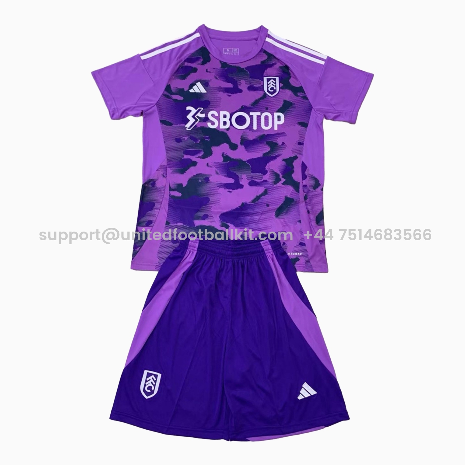 Unitedfootballkit.com | Fulham 24-25 Third Men's Adult Jersey Set - Fans Version -Customize Name, Number and Patch | Worldwide Shipping