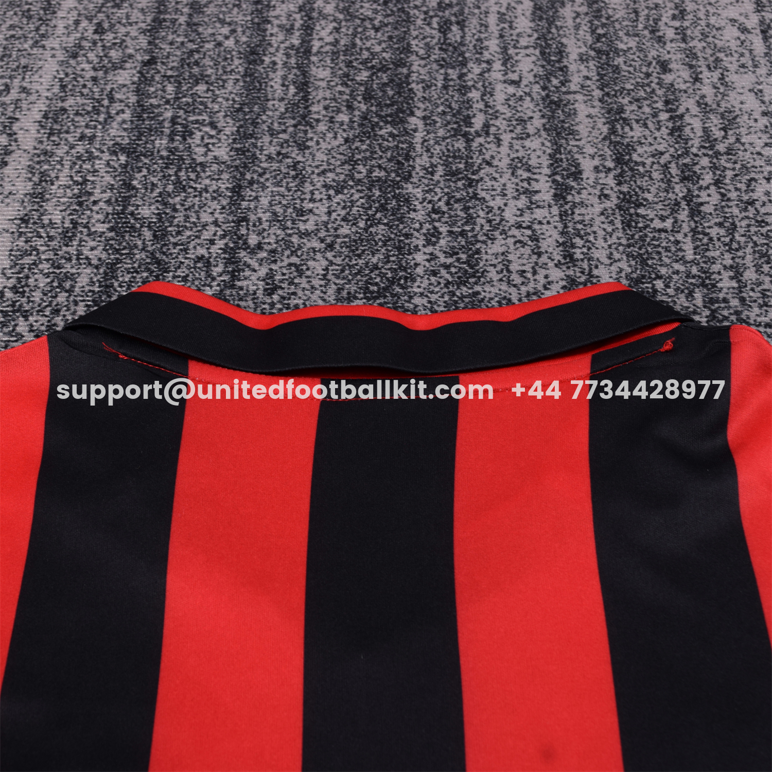 Unitedfootballkit.com | Retro AC Milan 1990-91 Home Kids Kit -Customize Name, Number and Patch | Worldwide Shipping
