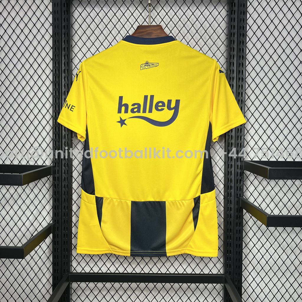Unitedfootballkit.com | Fenerbahce 24-25 Home Stadium Jersey - Fans Version -Customize Name, Number and Patch | Worldwide Shipping